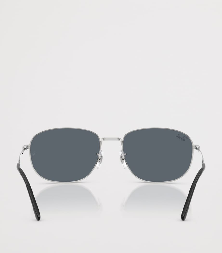Ray-Ban RB3754 Pillow Sunglasses Silver Image 4