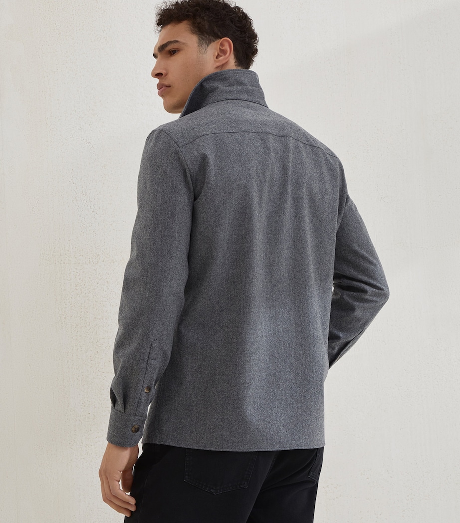 Virgin Wool Overshirt C003 Image 4