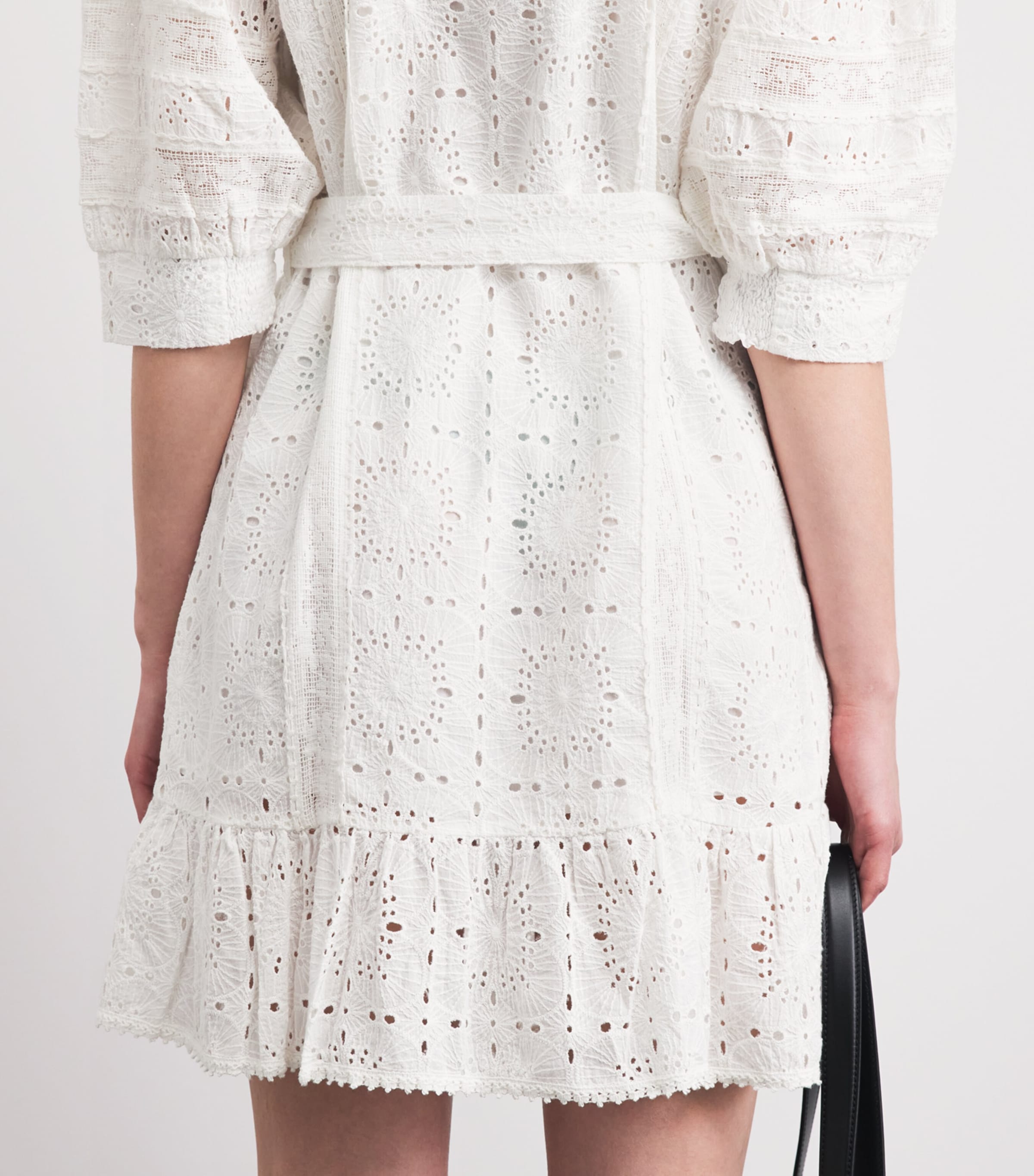 Melissa Odabash Womens Cotton Reagan Mini Dress White Image 5