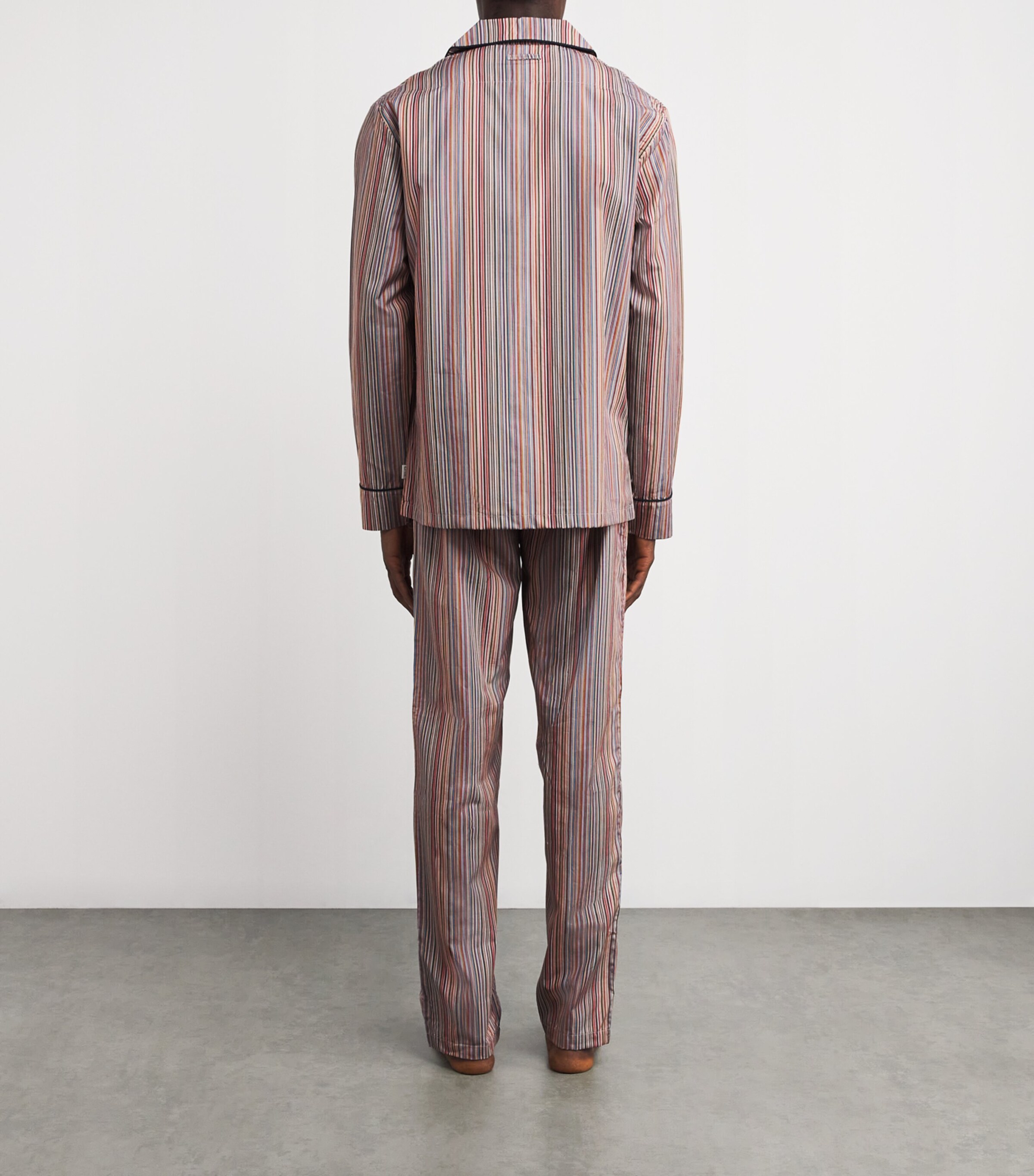 Paul Smith Mens Cotton Signature Stripe Pyjama Set Multicolour Image 3