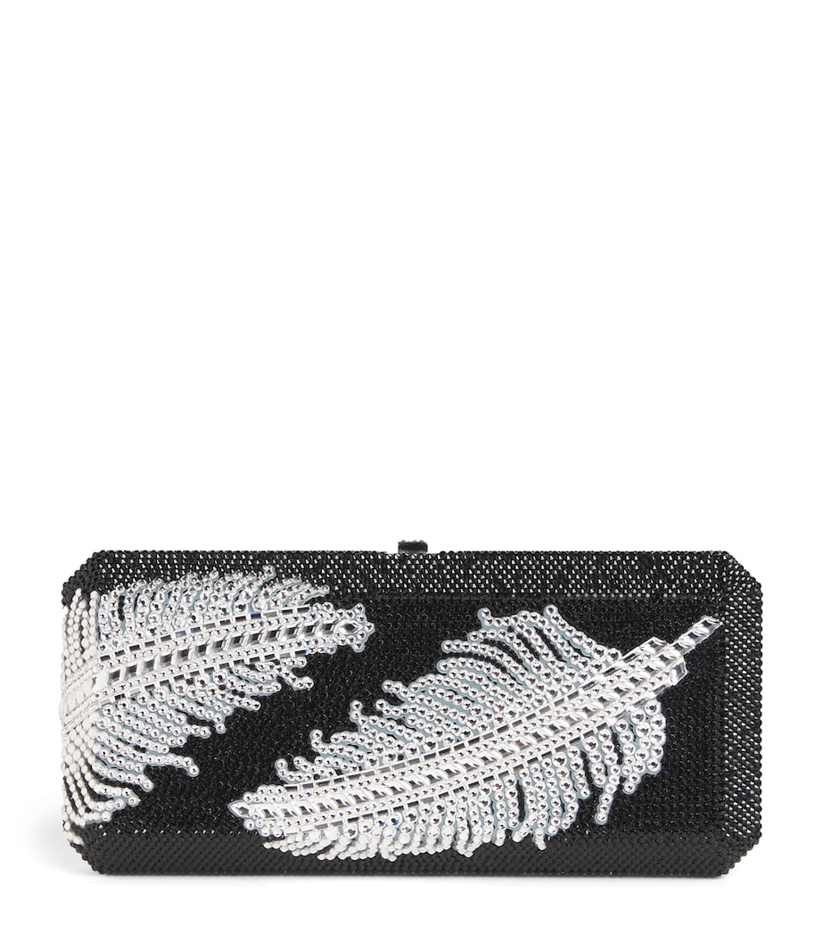 Crystal Plume Slim Rectangle Clutch Bag CLSMT CHAM LI SI MLT Image 1