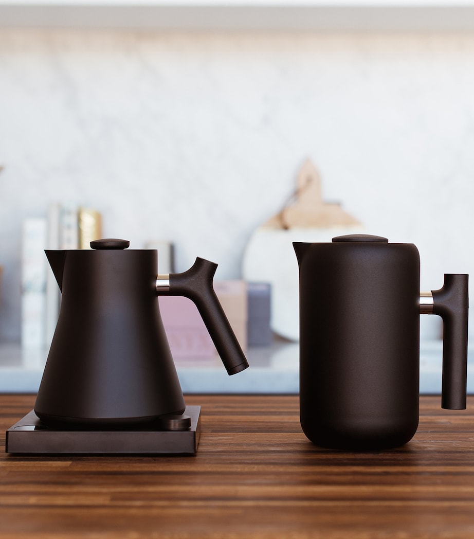 Stainless Steel Clara Cafetiere BLACK / WOOD Image 3