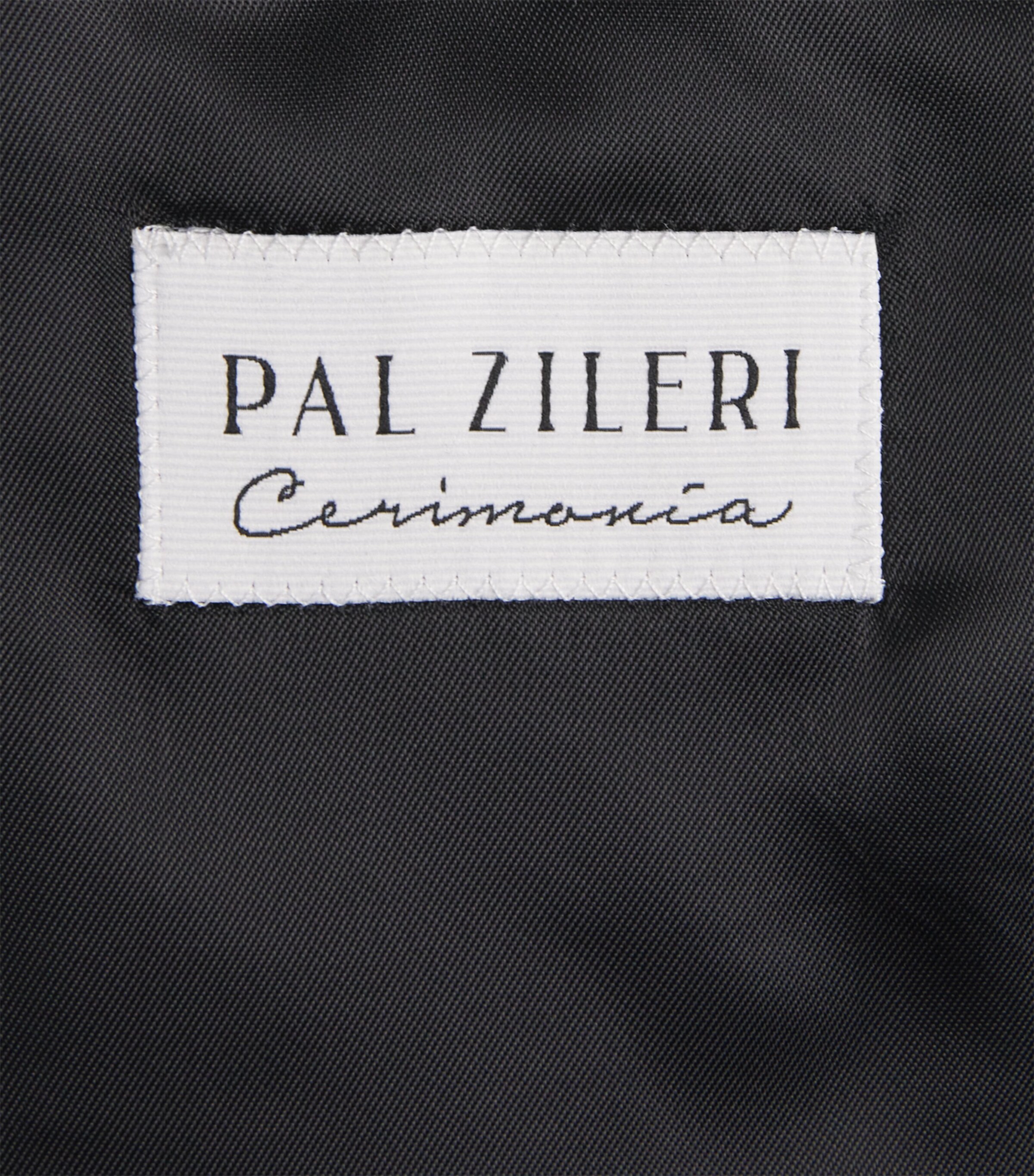 Pal Zileri Mens Jacquard 2-Piece Suit Black Image 6