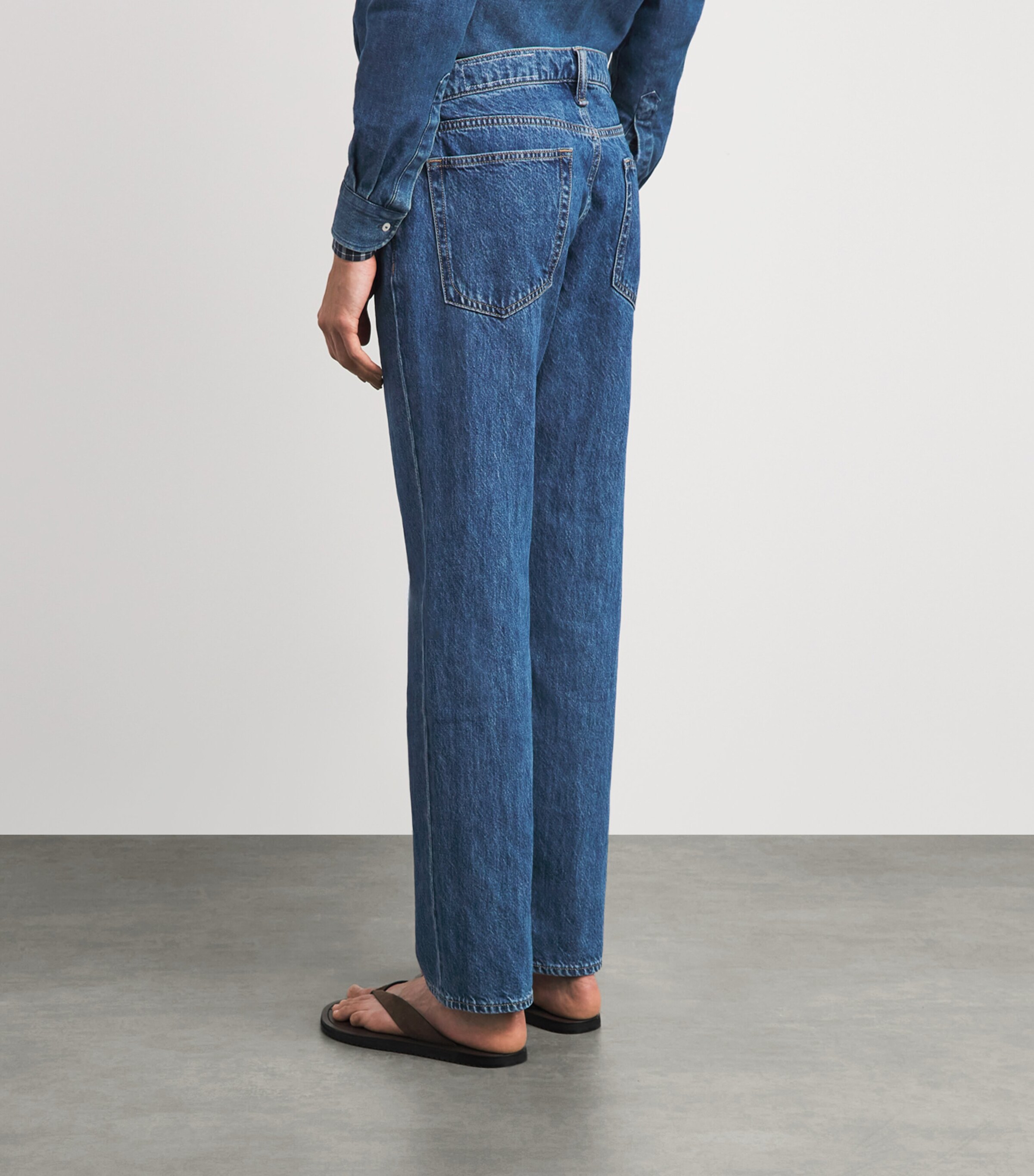 Rag & Bone Womens Harlow Mid-Rise Straight Jeans Park Image 5