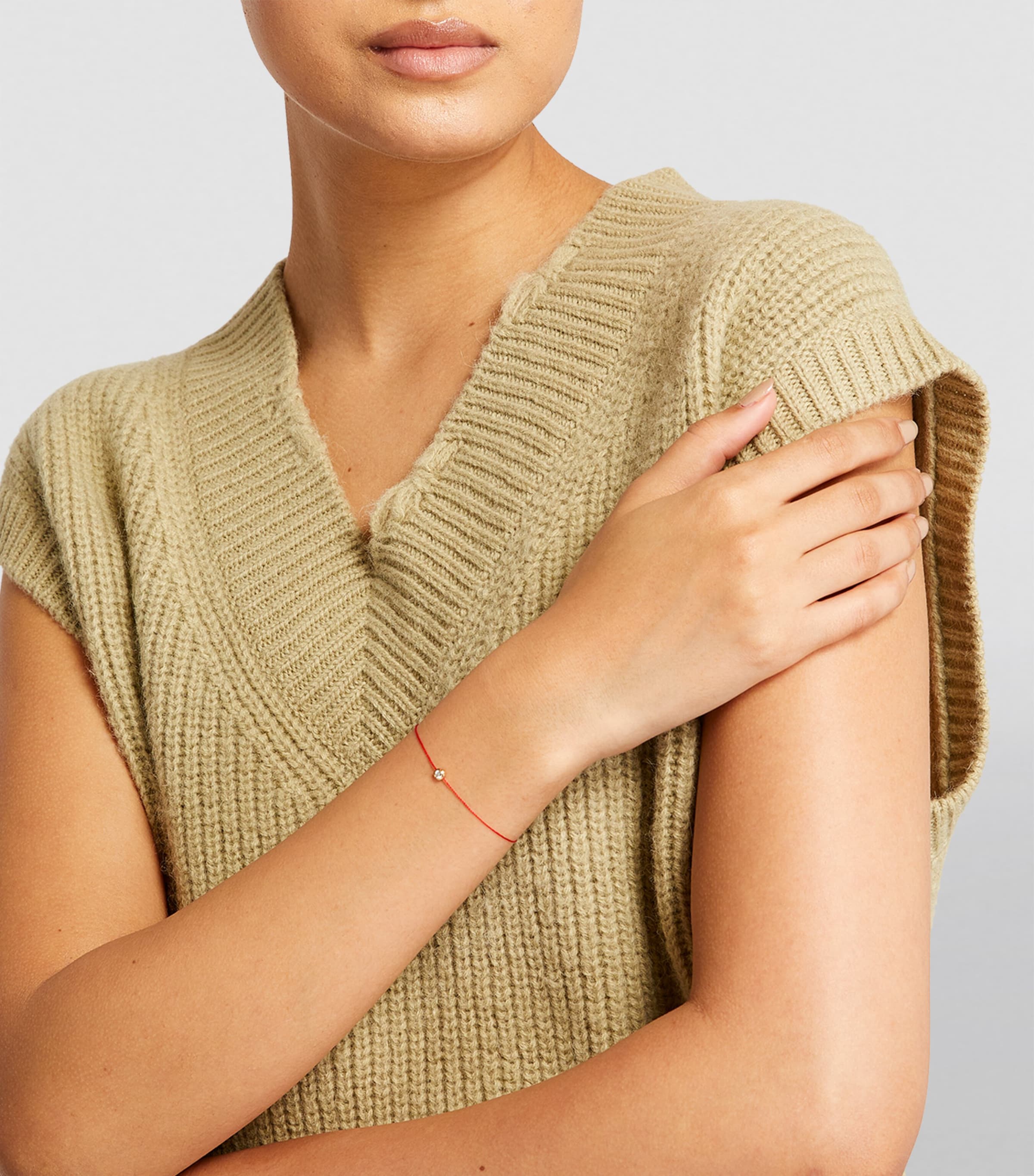 Yellow Gold and Diamond Pure Bracelet RED Image 3