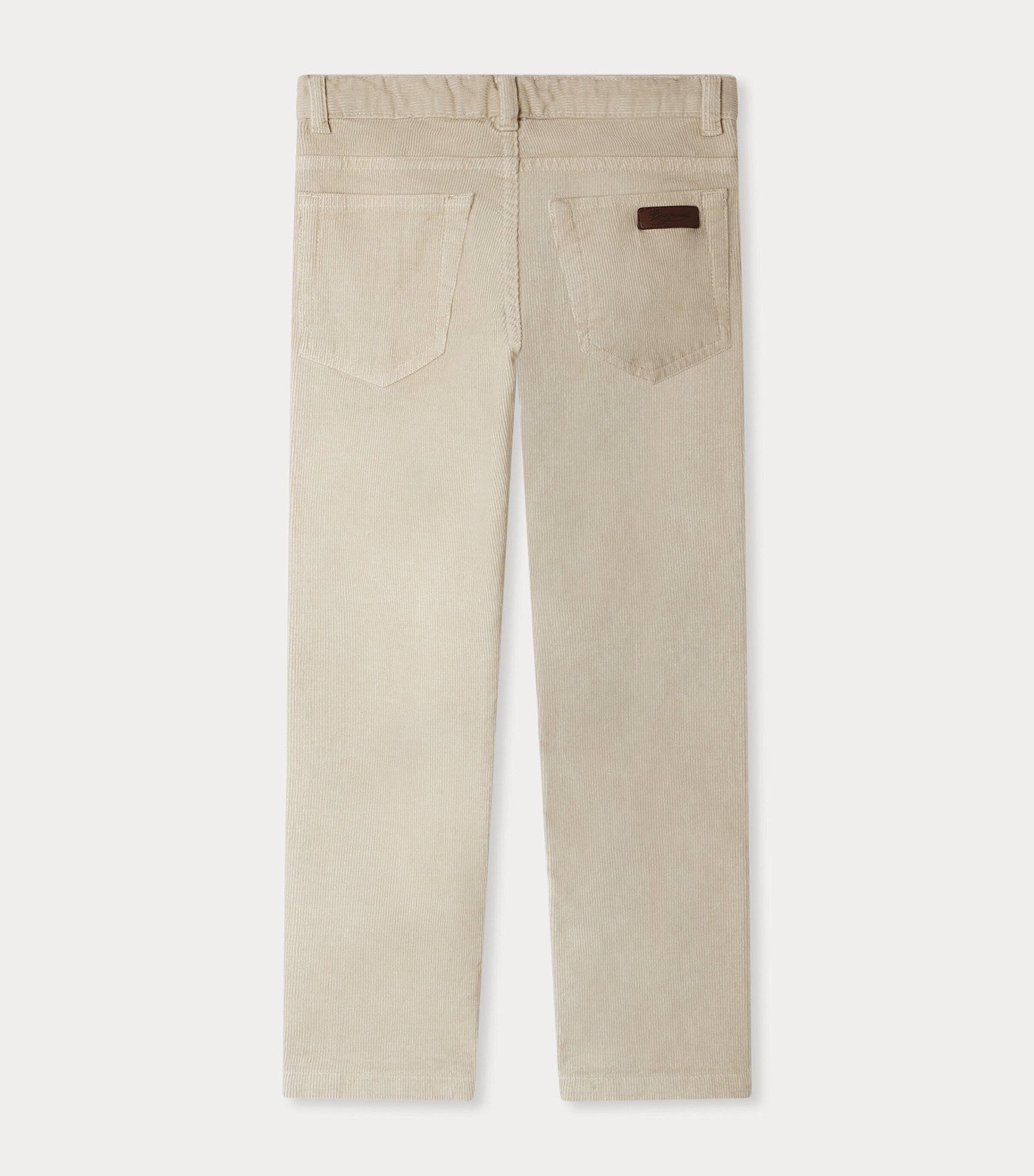 Cotton Corduroy Jagger Jeans (4-8 Years) MASTIC Image 2