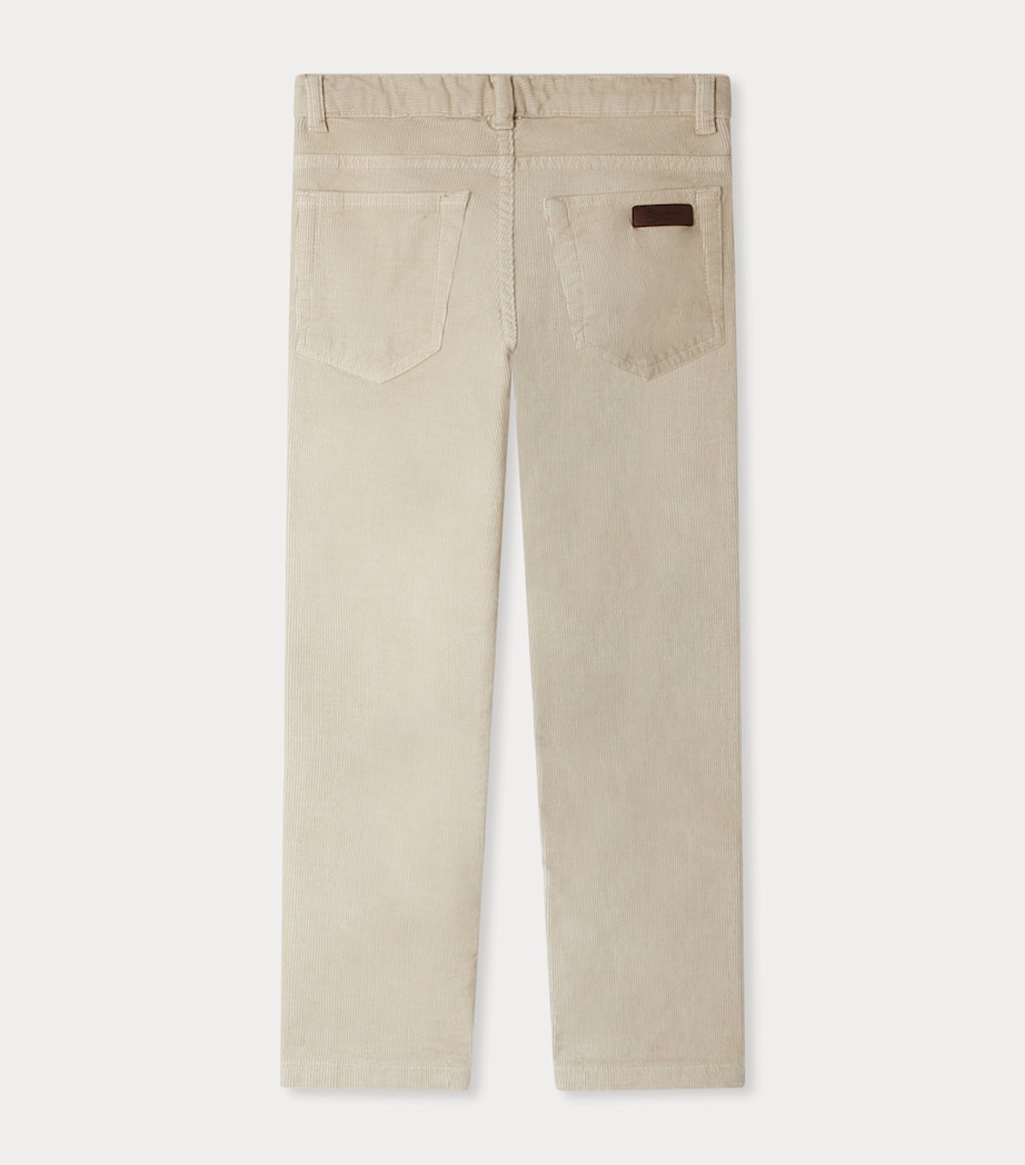 Cotton Corduroy Jagger Jeans (4-8 Years) MASTIC Image 2