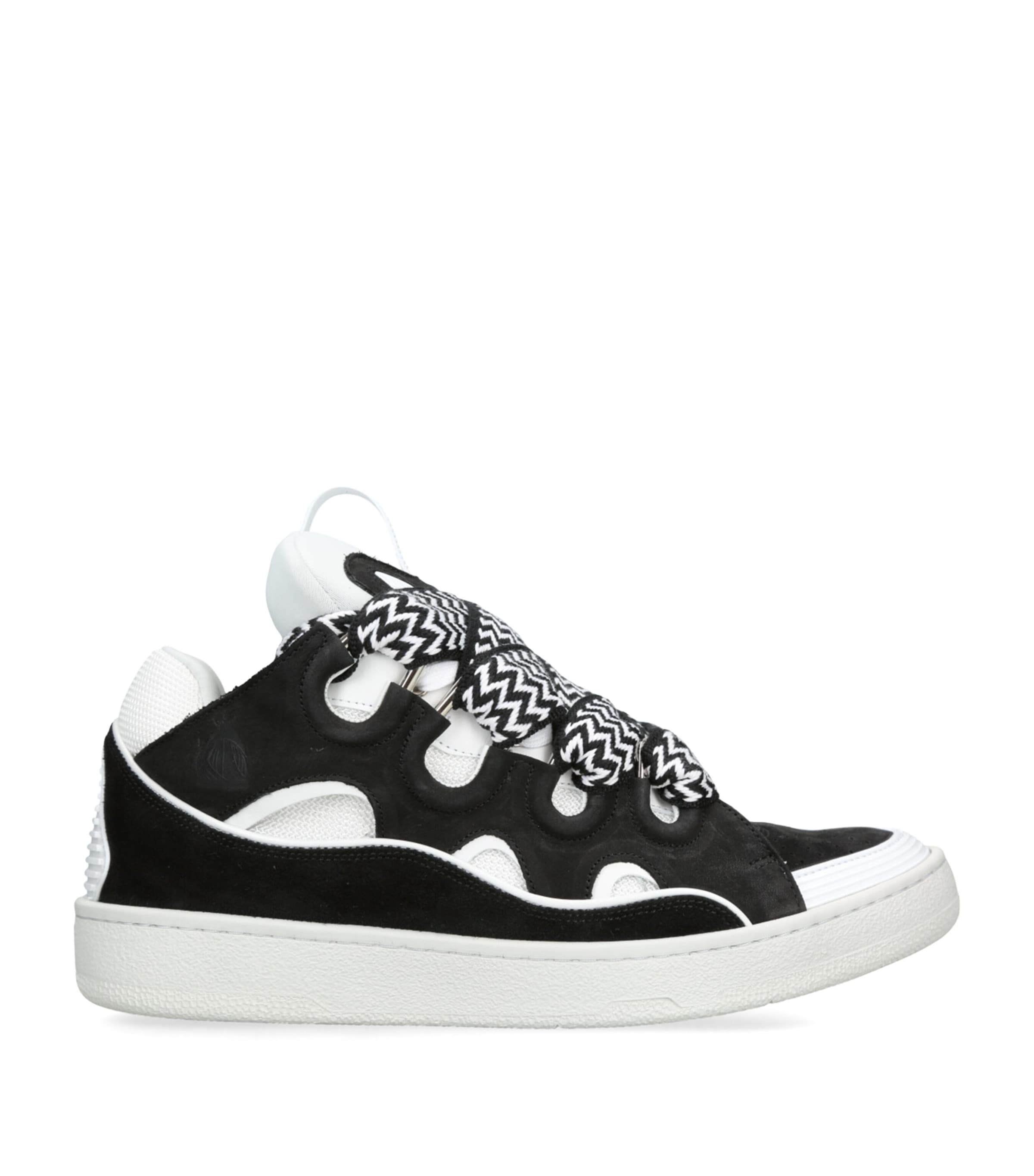 Shop Lanvin Leather Skate Sneakers