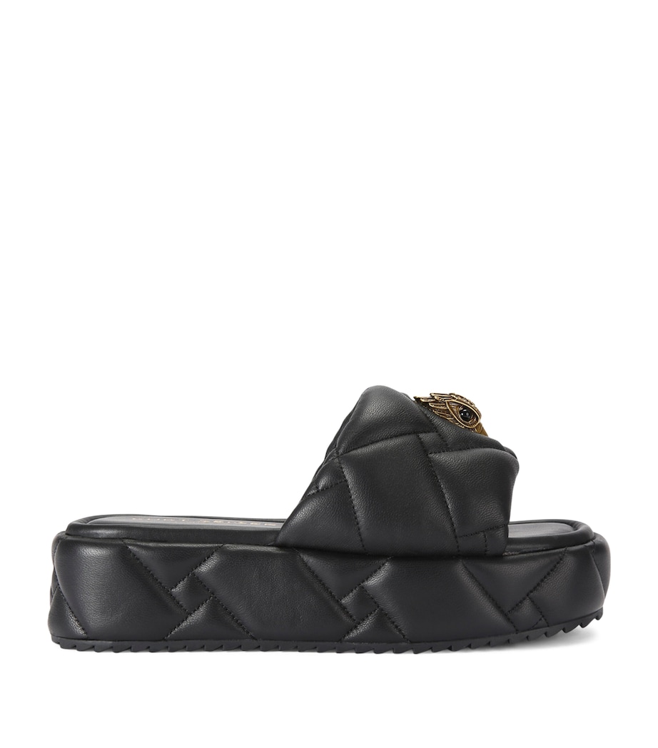Kensington Flatform Sandals BLACK Image 3
