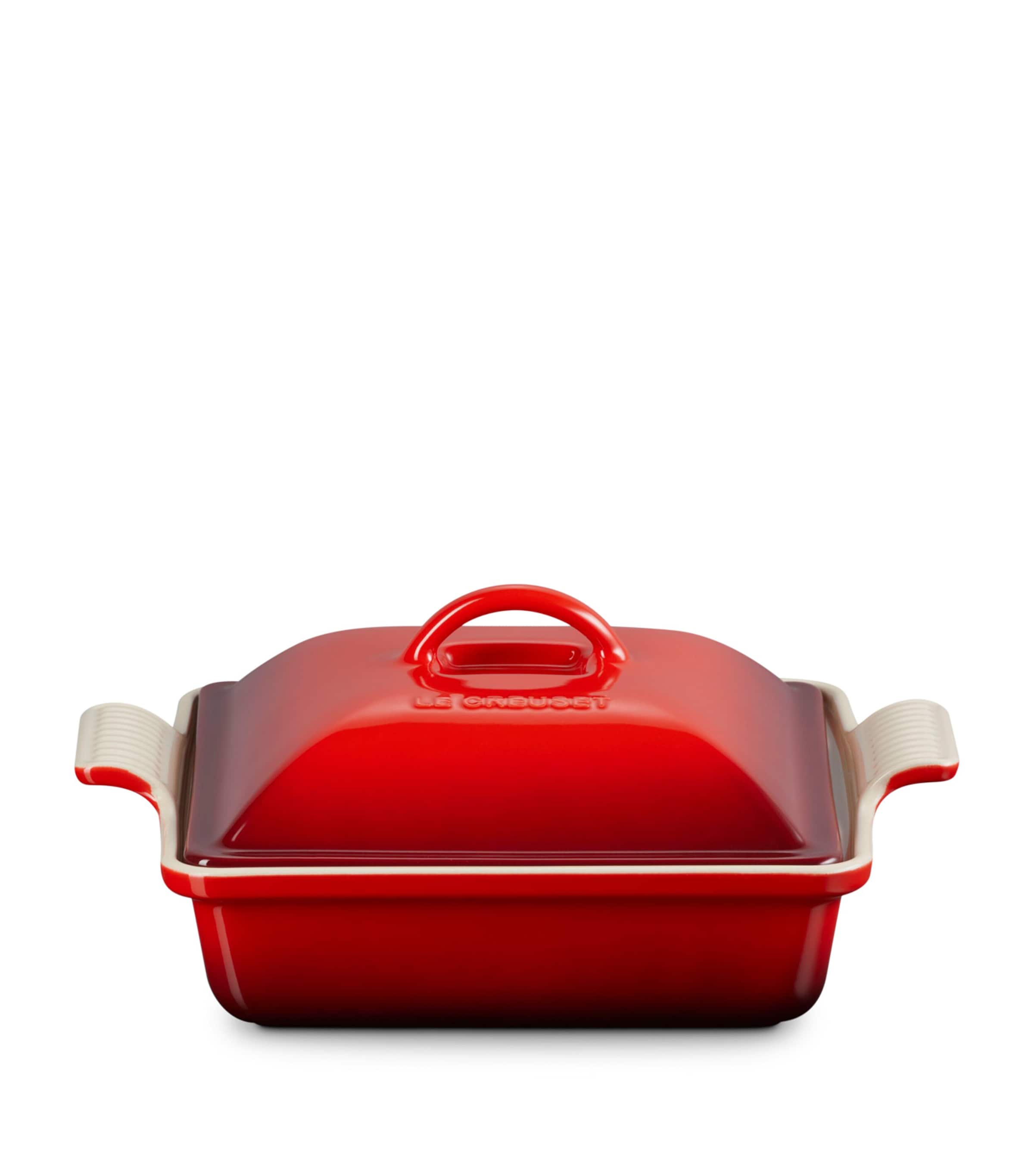 Le Creuset Stoneware Square Dish (23cm) Cerise Image 1