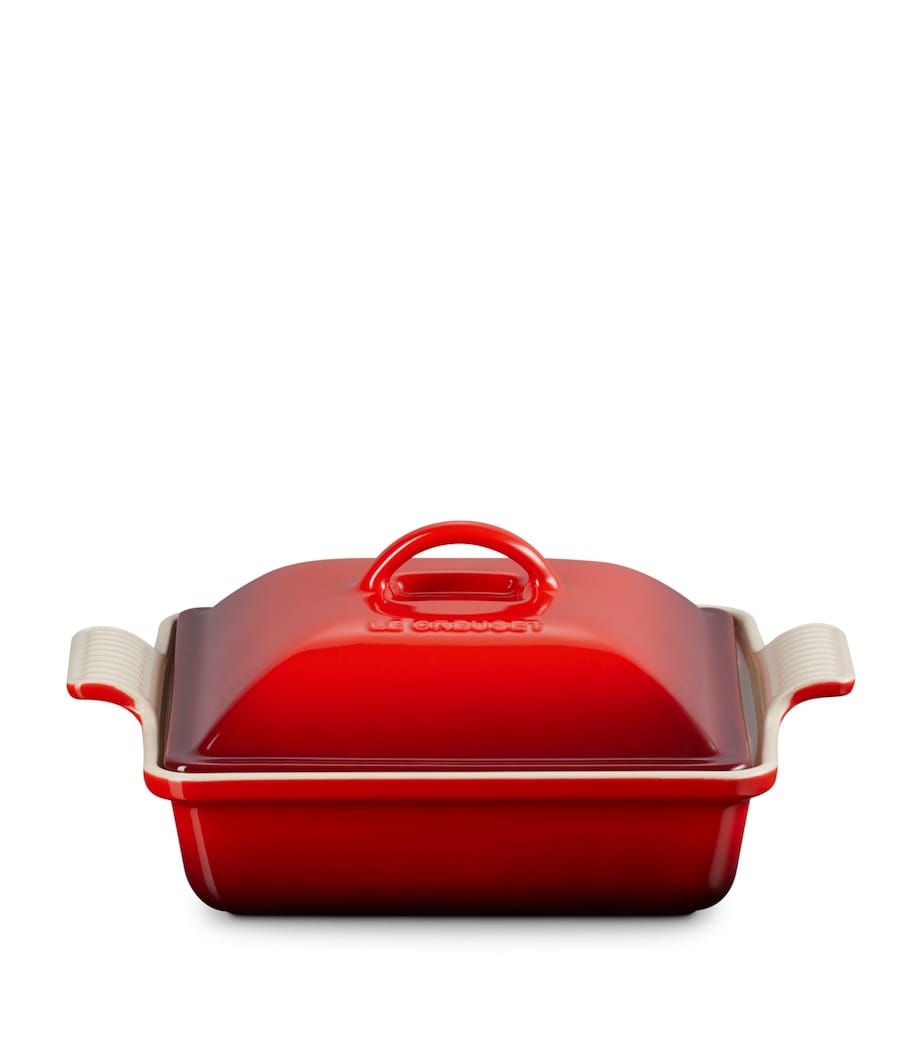 Le Creuset Stoneware Square Dish (23cm) Cerise Image 1