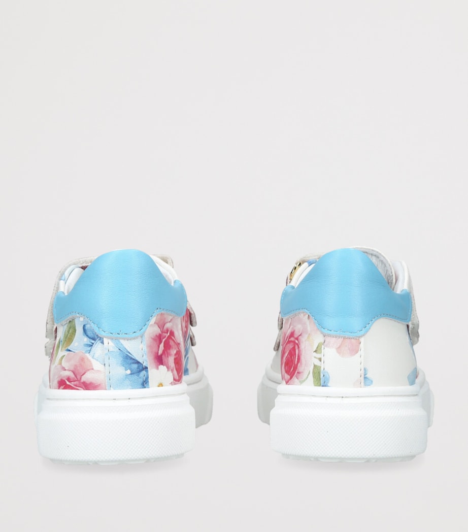 Floral Print Sneakers WHITE/COMB Image 2