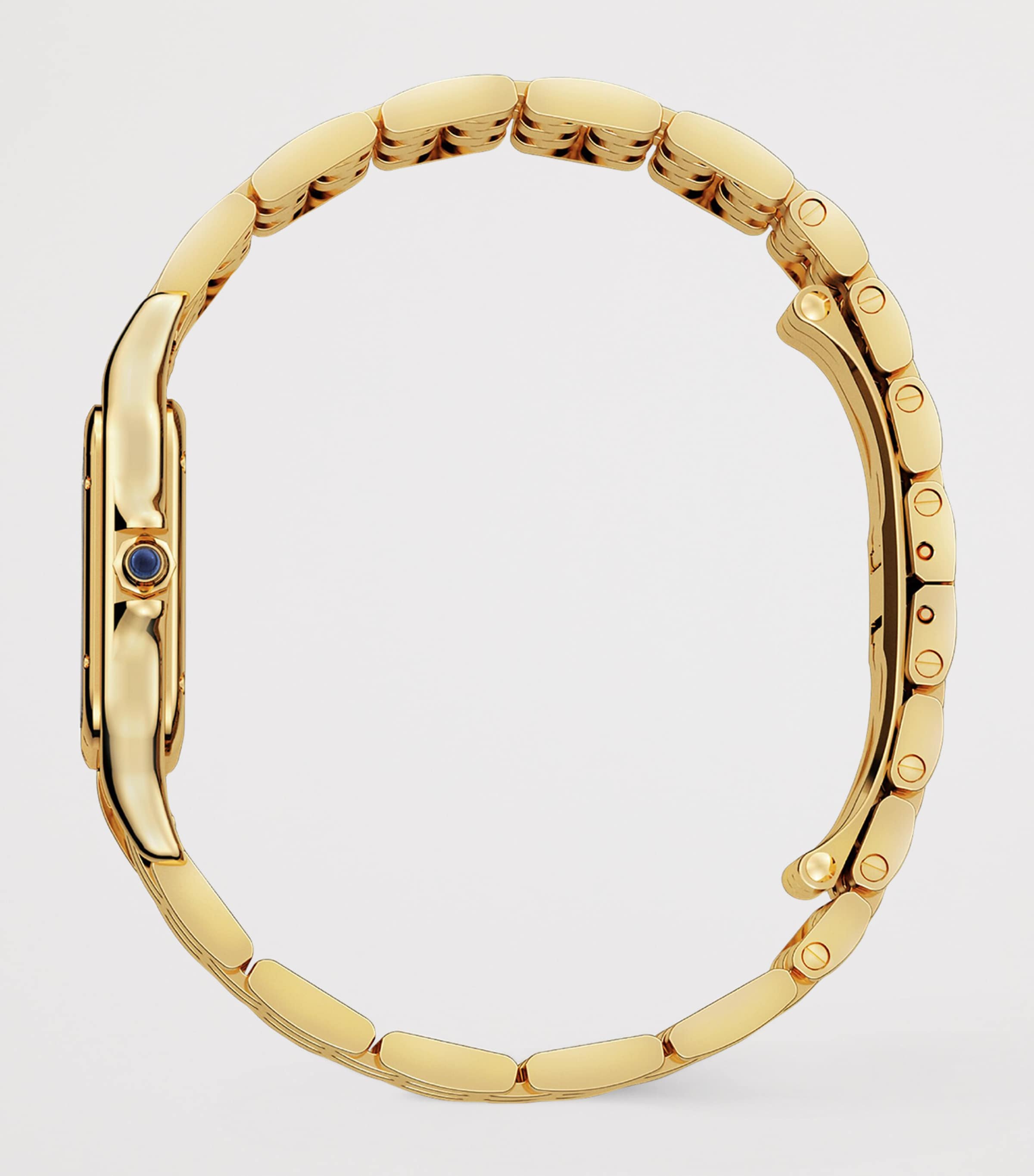 Medium Yellow Gold Panthère de Cartier Watch 27mm SILVERED Image 6