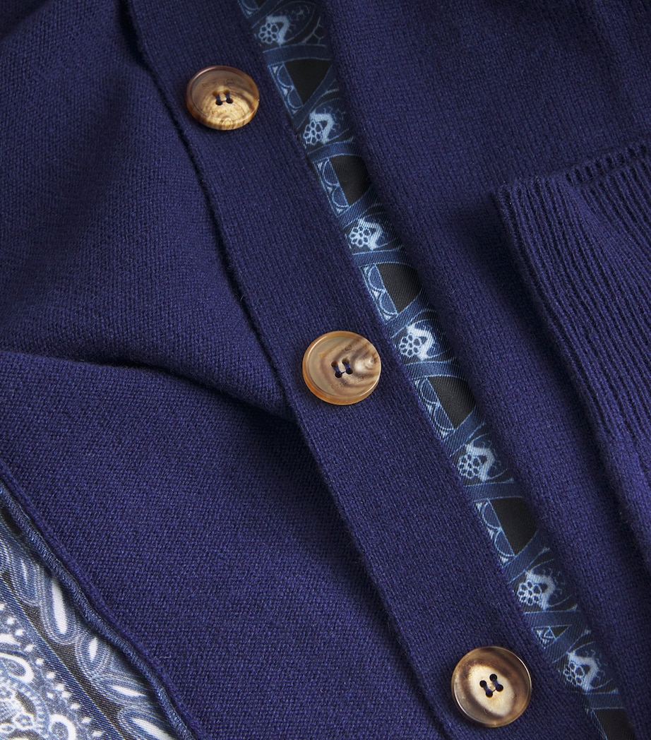 Etro Womens Wool-Blend Printed Cardigan Image 5