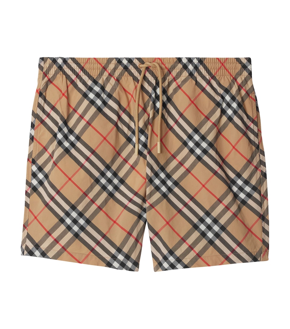 Check Swim Shorts