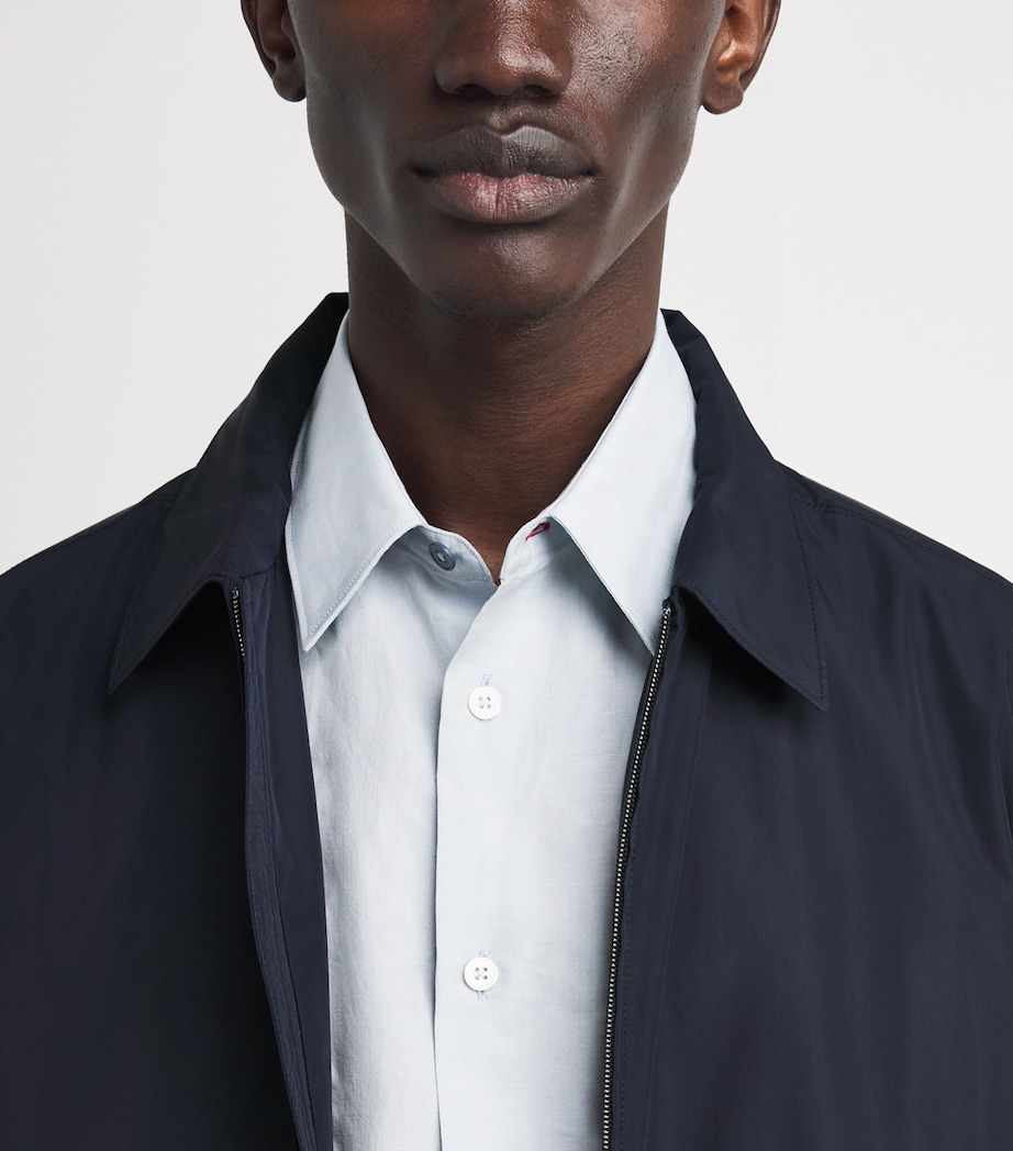 Zip-Up Jacket 001 NAVY BLUE Image 3