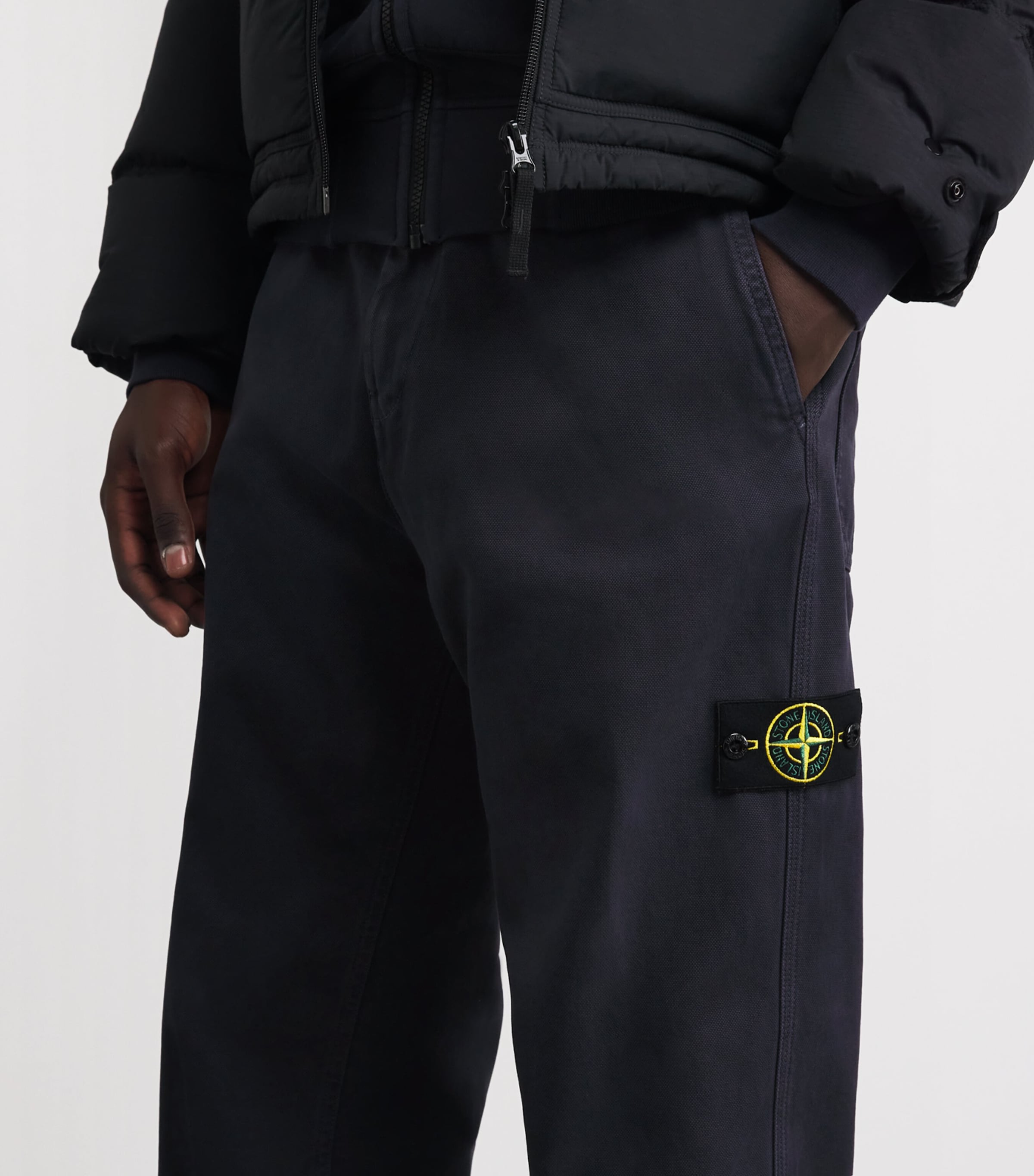 Cotton Compass Straight Trousers V0126 Image 6