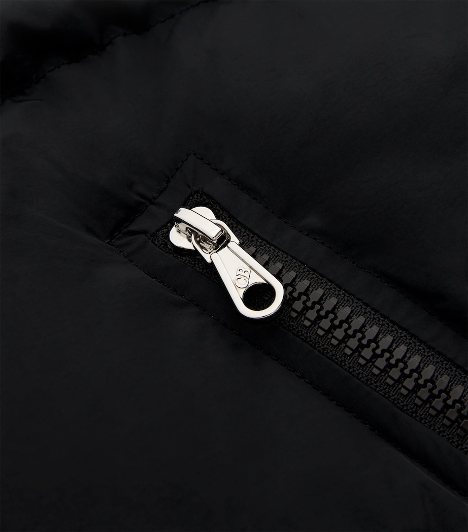 Down Cropped Puffer Jacket BLACK 000 Image 5