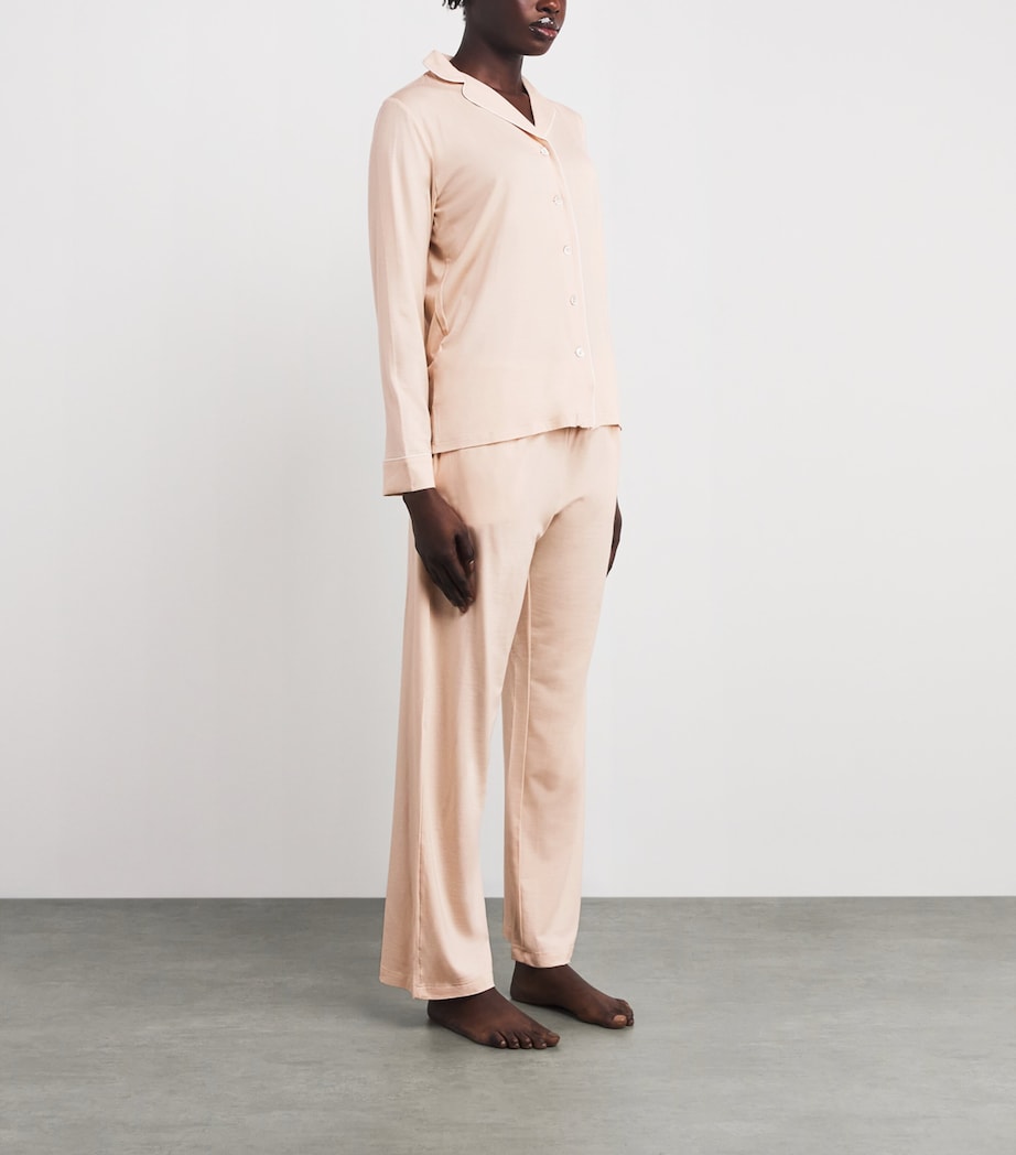 Micro Modal Stretch Lara Pyjama Set 6 CREAM Image 2