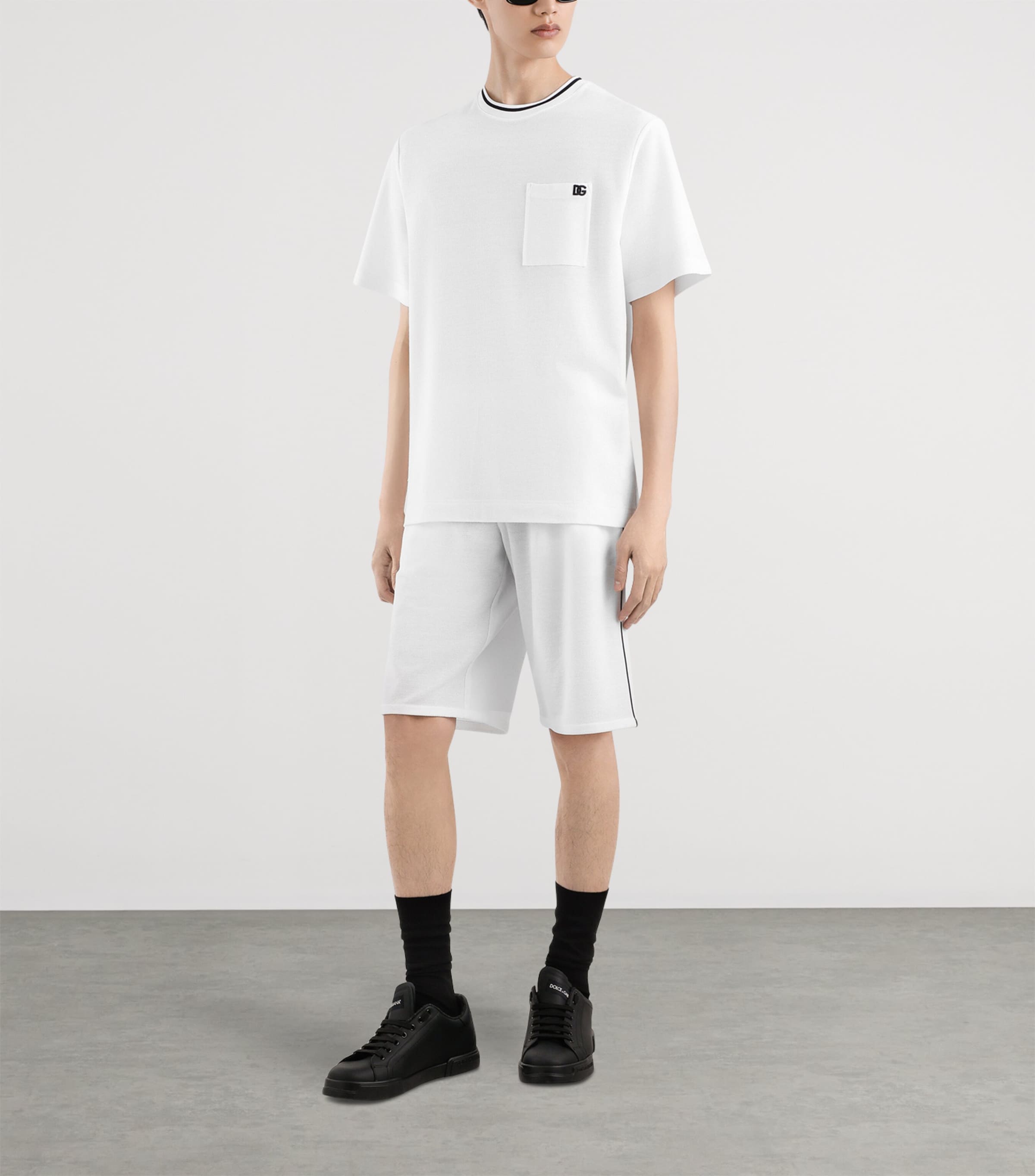 Cotton Piqué T-Shirt W0800-OPTICAL WHITE Image 2