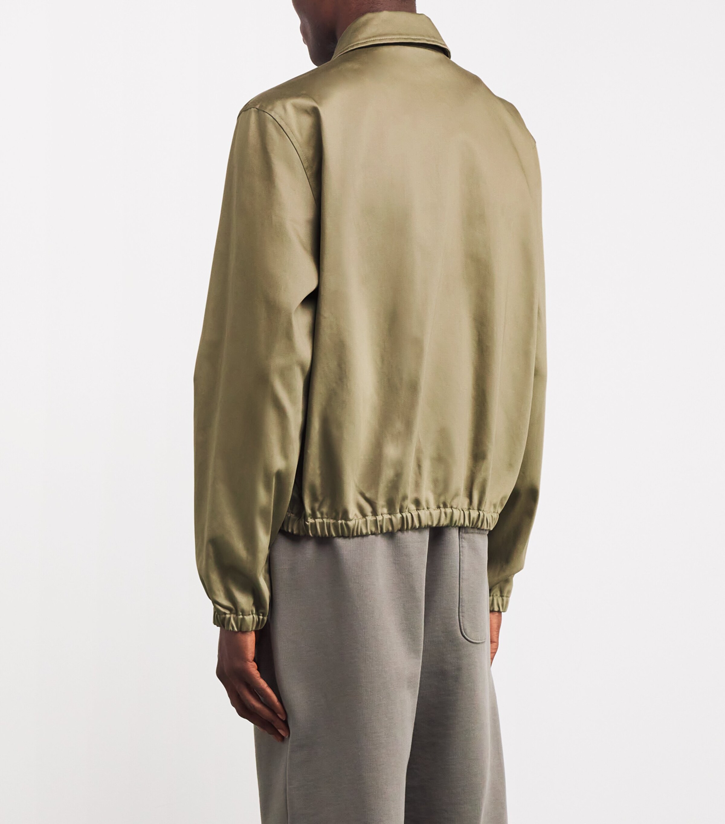 Cotton Collared Jacket LAURIER/375 Image 4