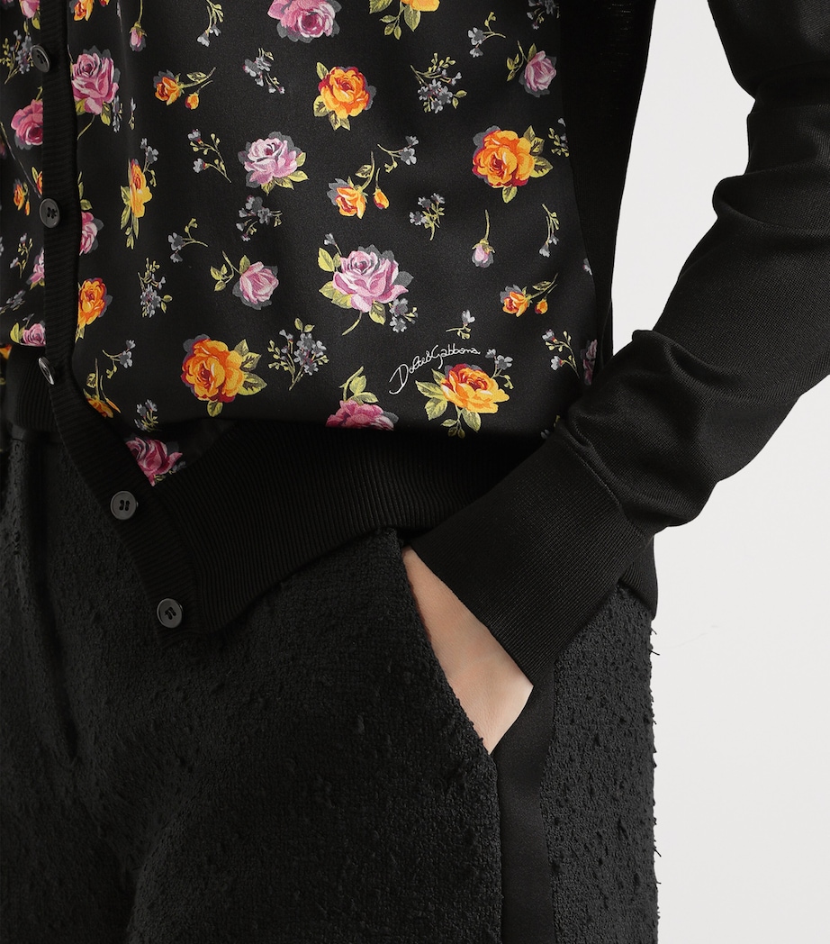 Silk Floral Cardigan HN5XRROSEMAZZO Image 4