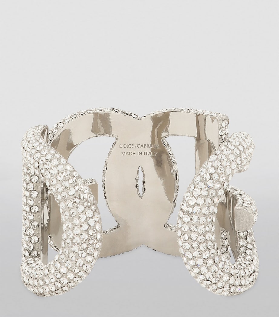 Embellished DG Millennials Logo Cuff Bracelet 87655-SILVER/PALLADI Image 4