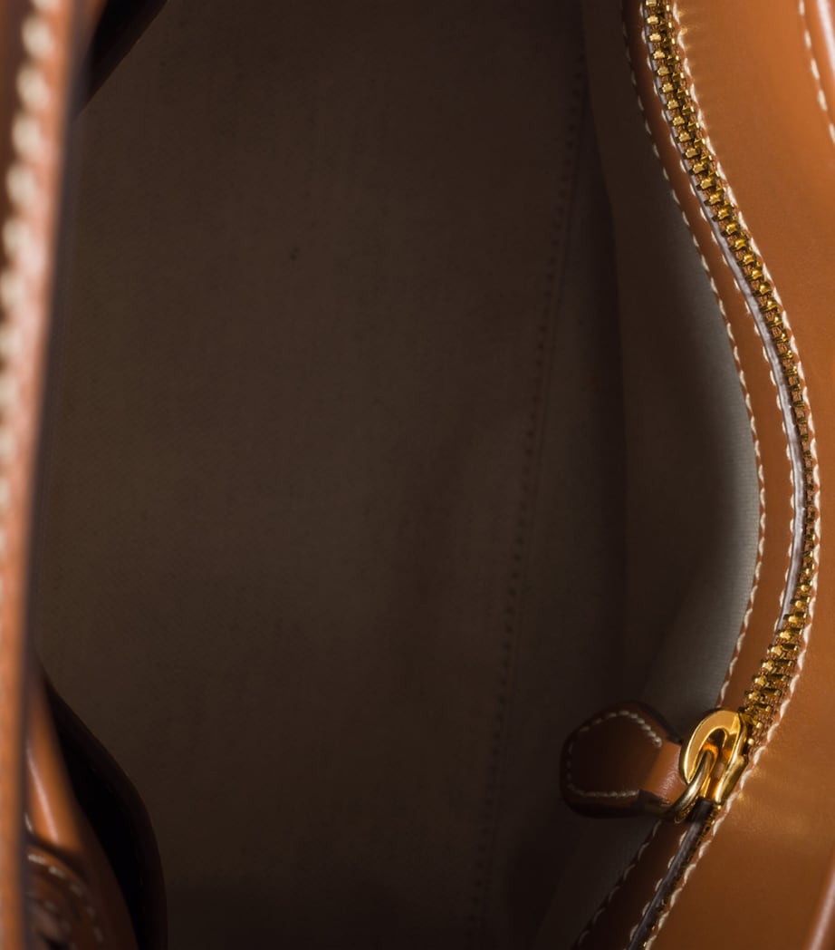 Miu Miu Womens Canvas and Leather Aventure Top-Handle Bag Image 3