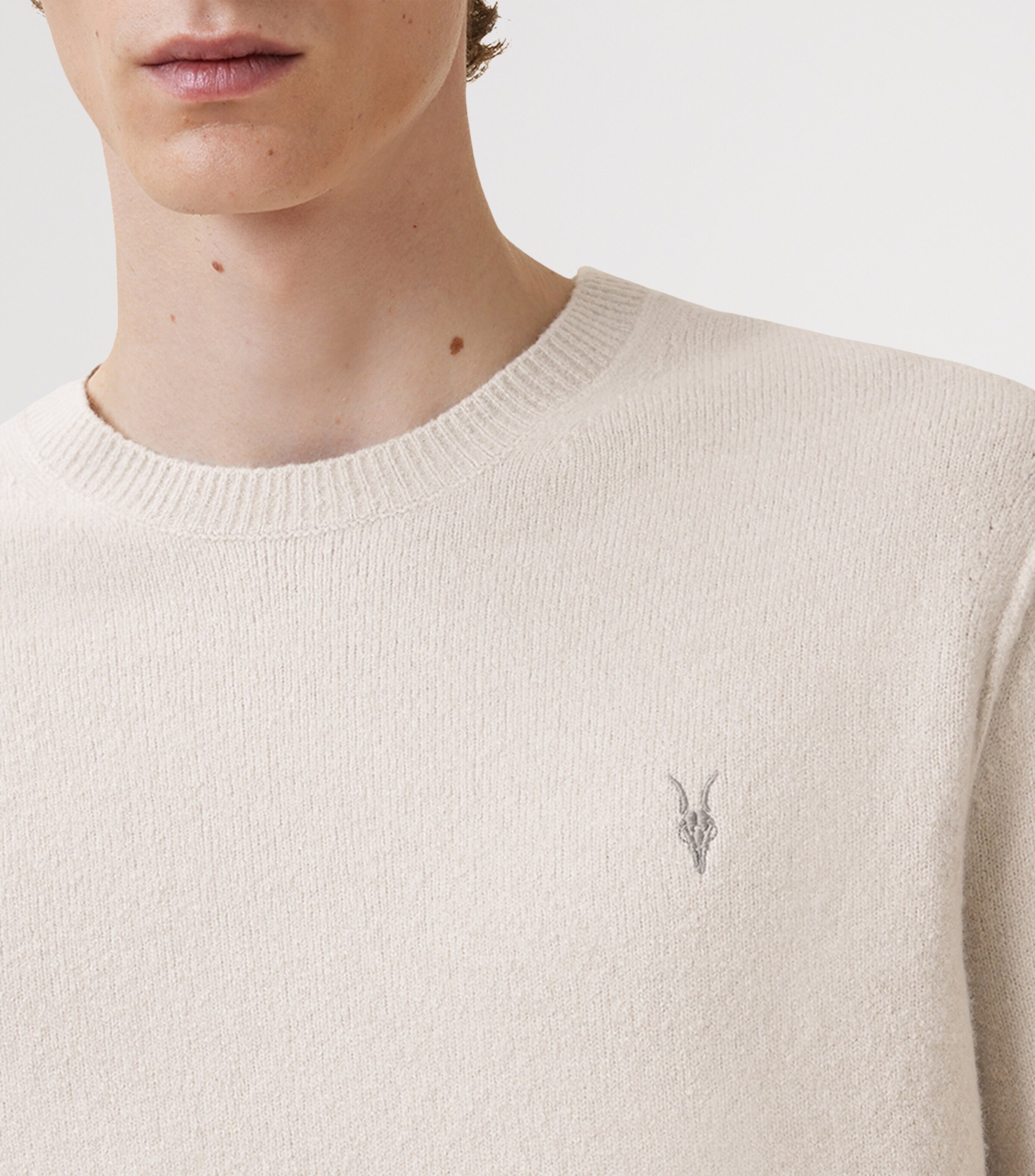 Crew-Neck Statten Sweatshirt CLOUDY WHITE Image 8