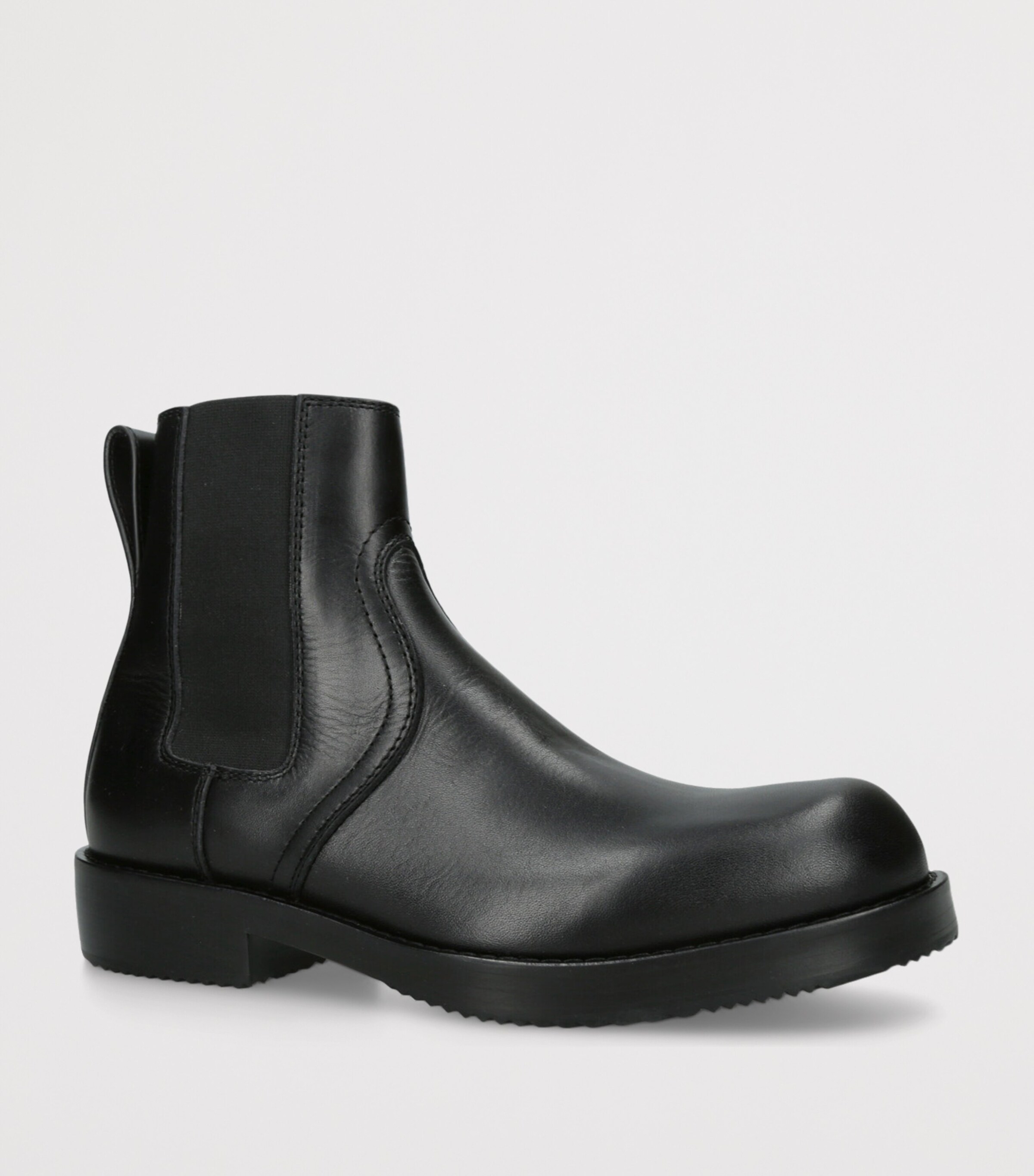 Leather Chelsea Boots BLACK Image 3
