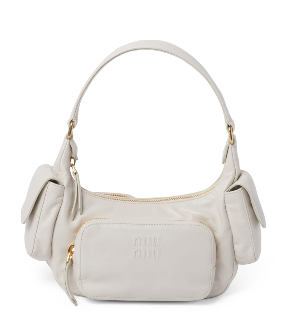 Leather Pocket Shoulder Bag F0009 Image 1