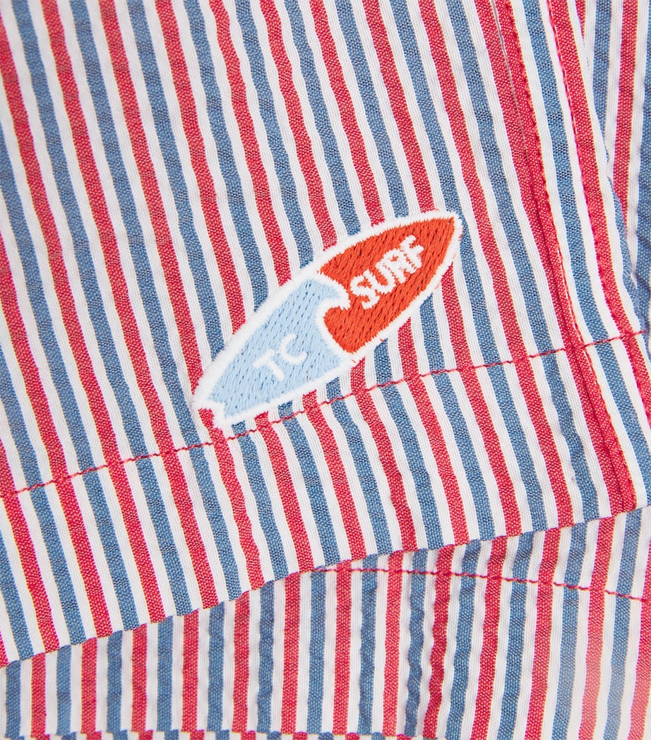 Stripe Swim Shorts (3-36 Months) SPICY ORANGE Image 3