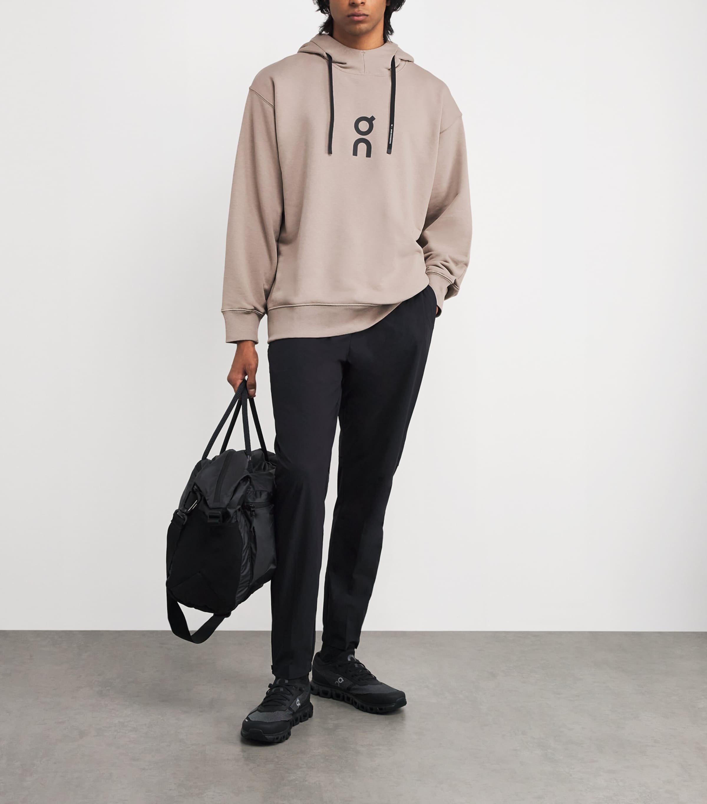 Organic Cotton-Blend Club Relaxed Hoodie DESERT Image 2