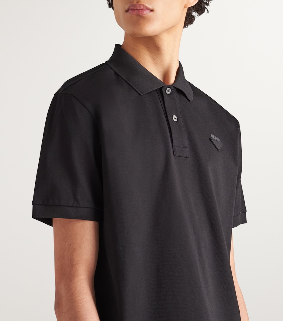 Cotton Piqué Polo Shirt F0002 Image 3