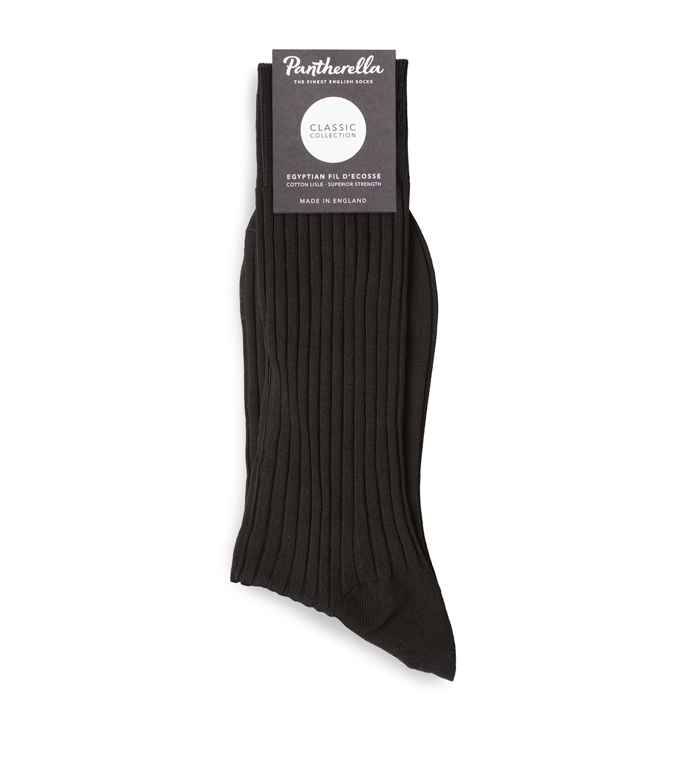 Ribbed Socks BLACK Image 1