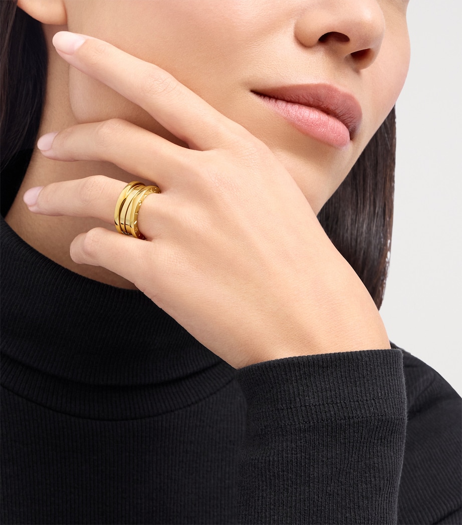 Yellow Gold B.zero1 Three-Band Ring YELLOW GOLD Image 8