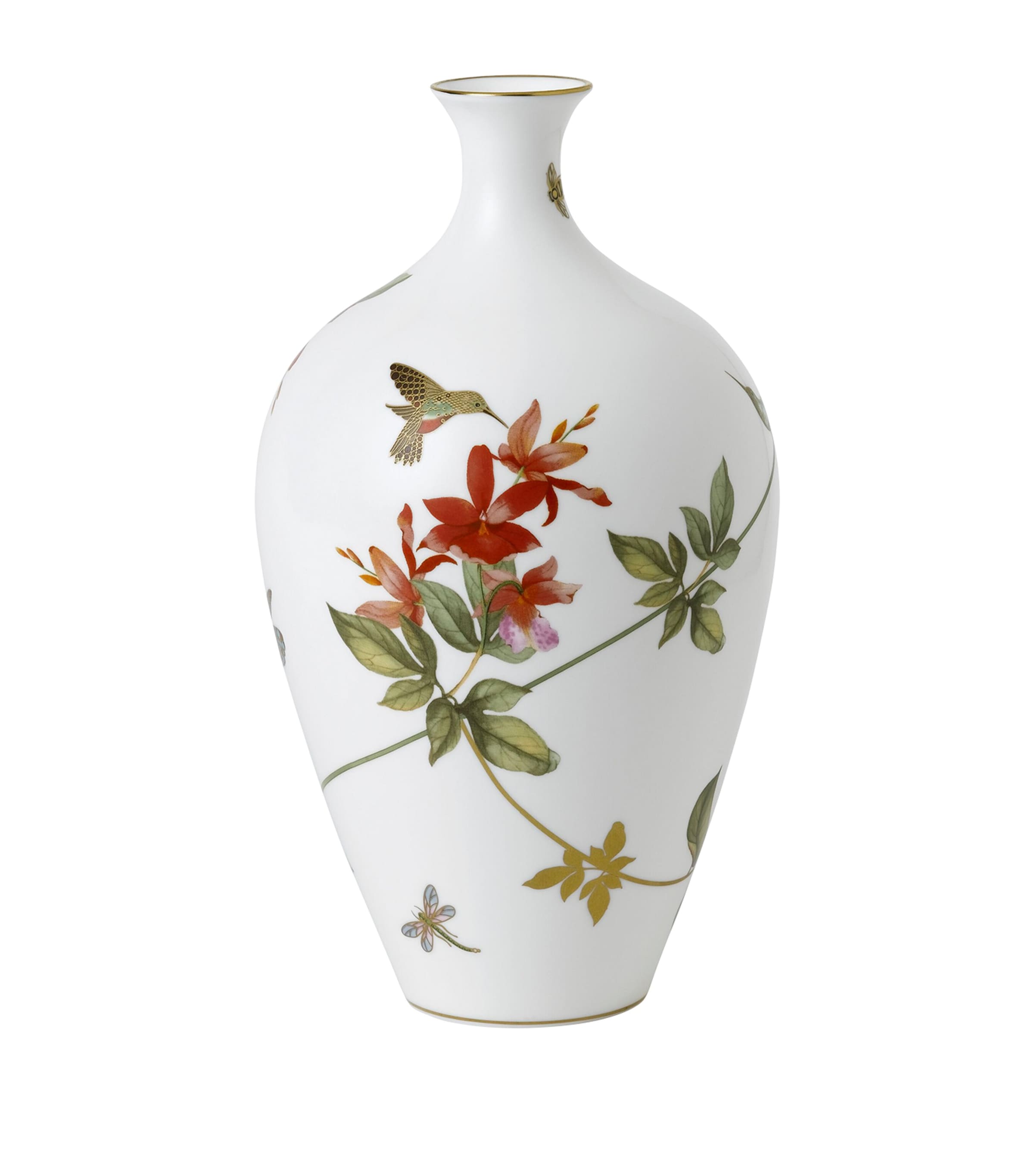 WEDGWOOD HUMMINGBIRD VASE 