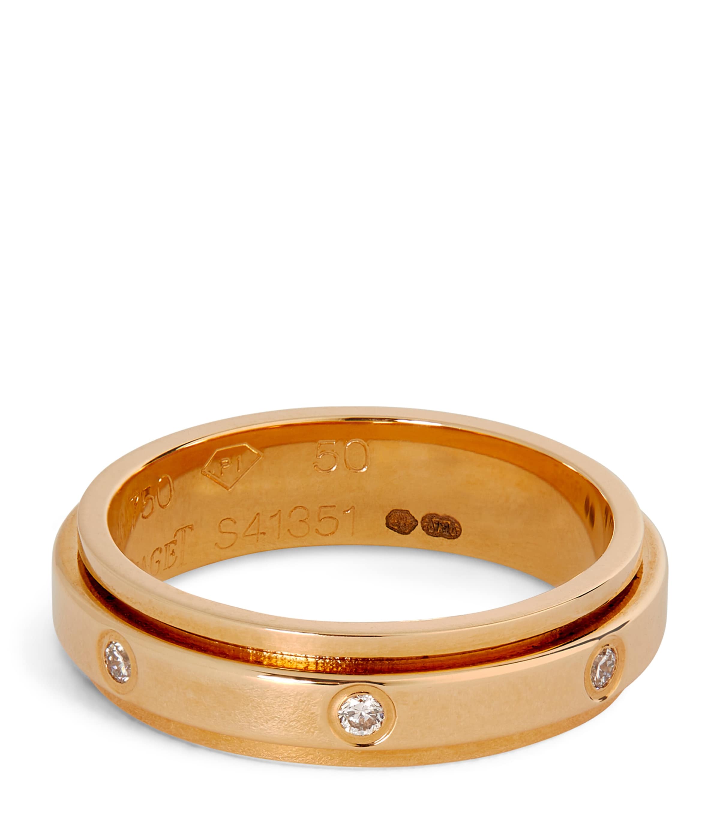 Piaget Rose Gold And 7 Diamonds Possession Wedding Ring
