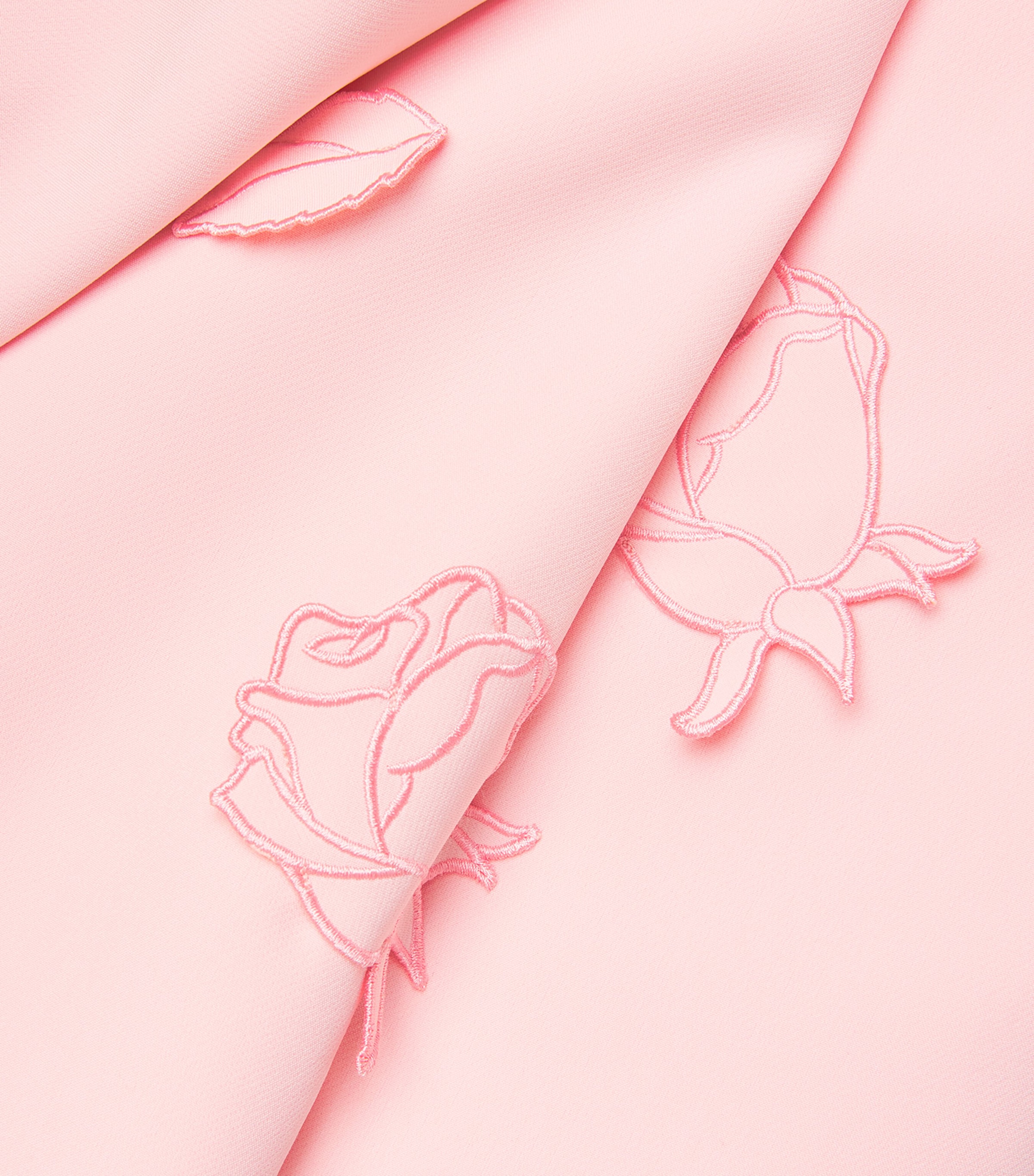 LEO LIN Womens Rose-Detail Cleo Midi Dress Blush Pink Image 6