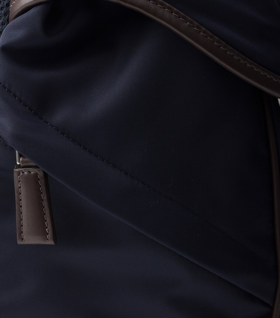 Re-Nylon and Leather Backpack F0C1B Image 7