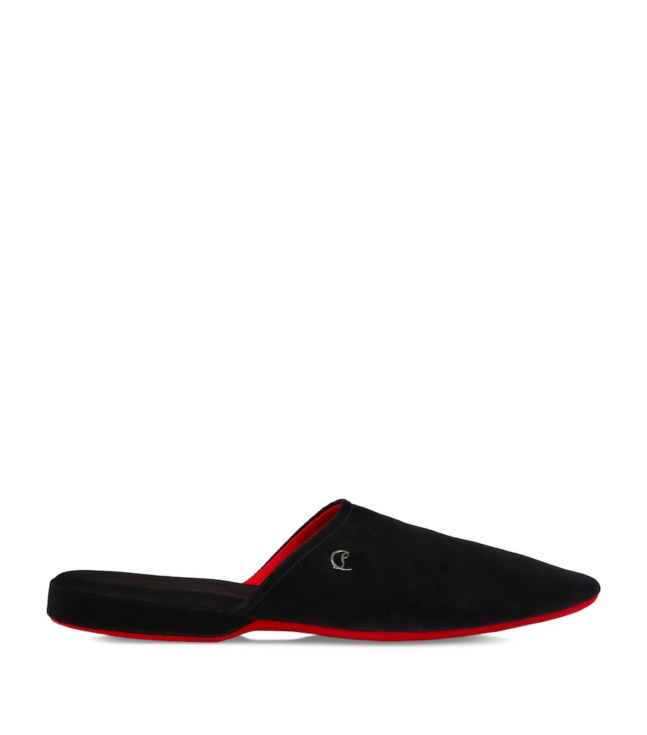 Tonton Dede Velvet-Suede Slippers BK01 Image 1