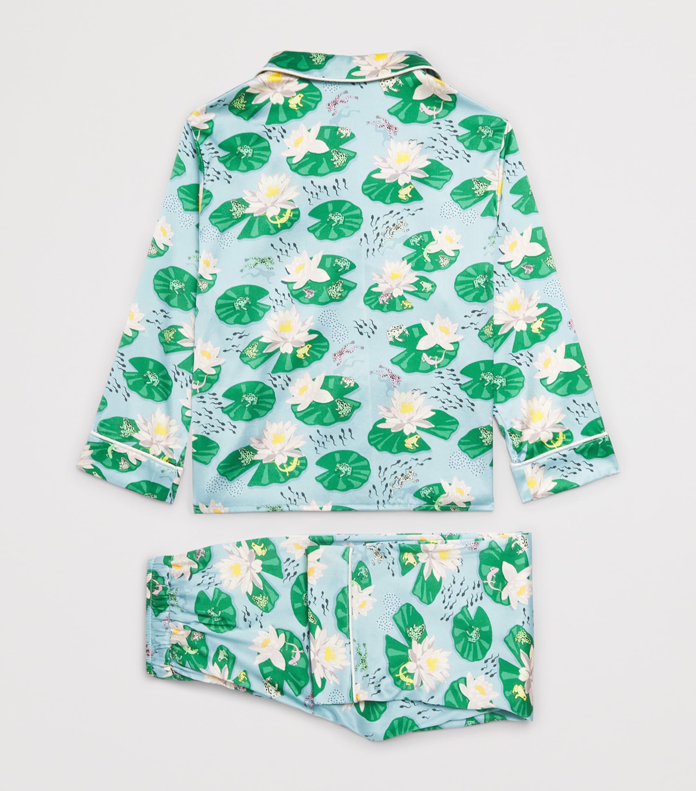 KAREN MABON KIDS Pond Life Pyjama Set Blue Image 2