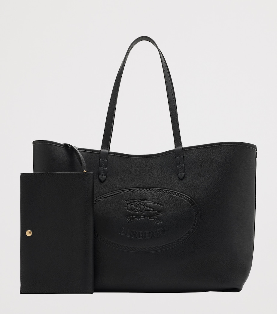 Leather Highlands Tote Bag BLACK Image 5