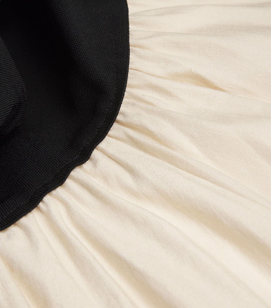 Off-The-Shoulder Adaline Midi Dress BLACK MULTI Image 5