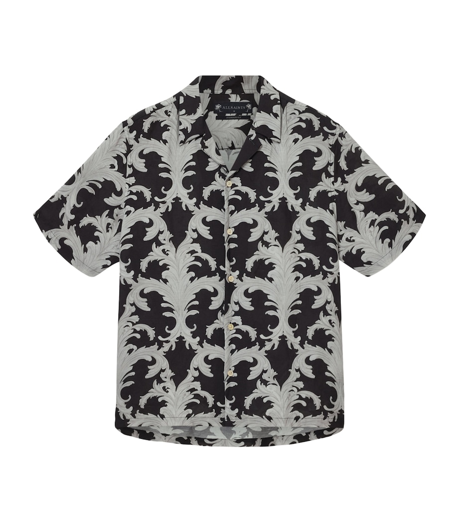 Printed Shirt JET BLACK Image 1