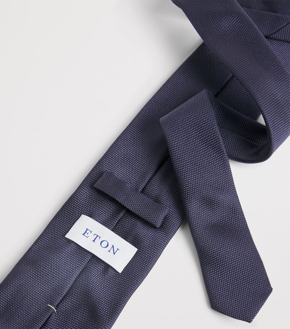 Silk Tie 28-NVY Image 3