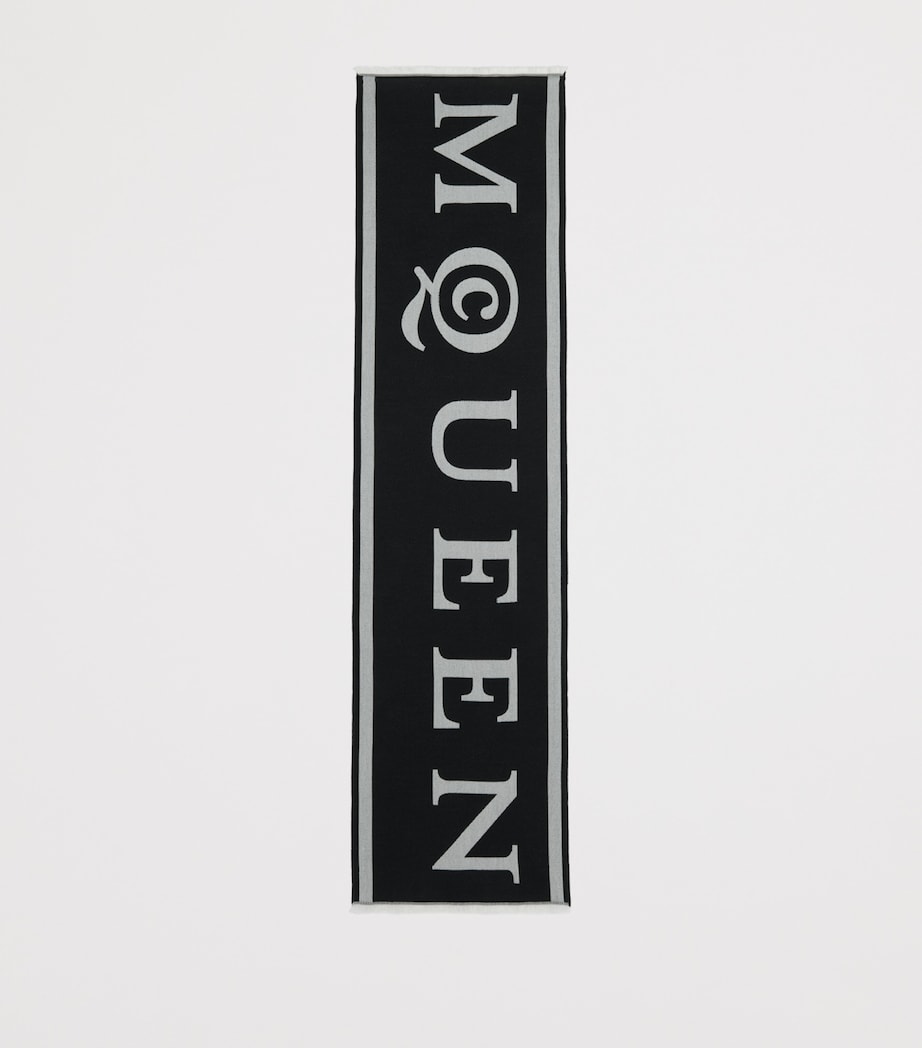 Wool Reversible Logo Scarf 1078 Image 2