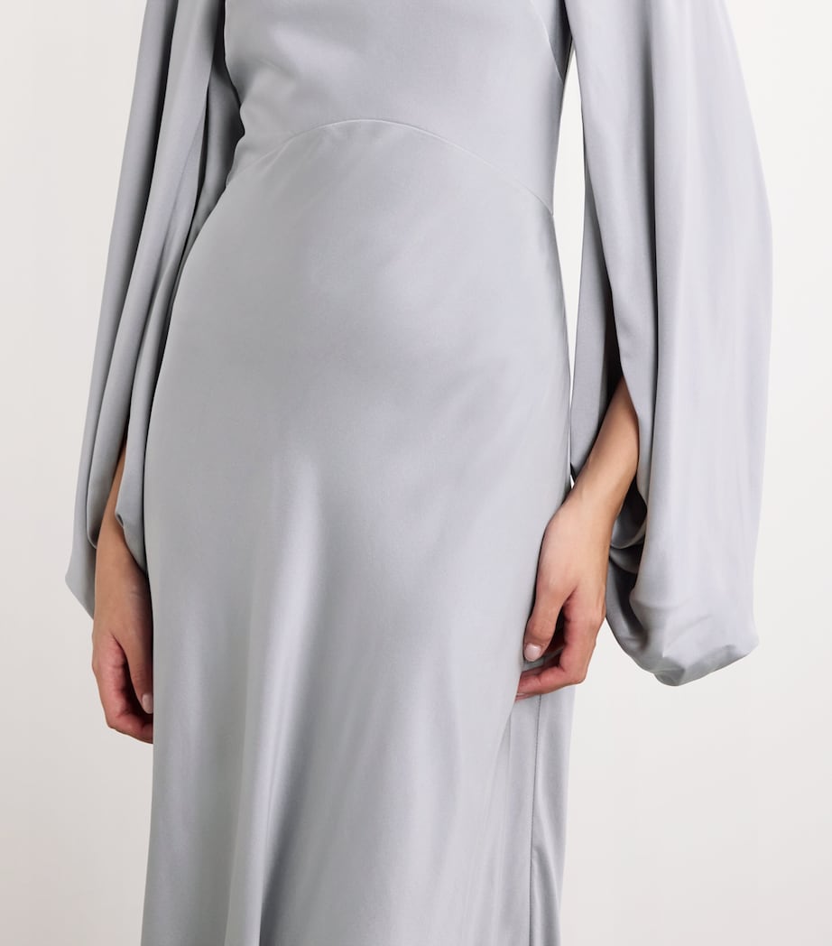 Roksanda Grey Silk Kami Maxi Dress | Harrods US Roksanda Grey Silk Kami Maxi Dress | Harrods US
