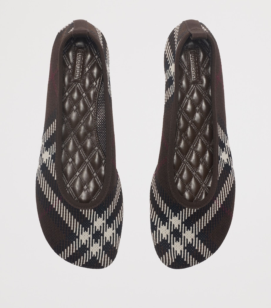 Check Baby Ballet Flats MAHOGANY IP CHECK Image 4