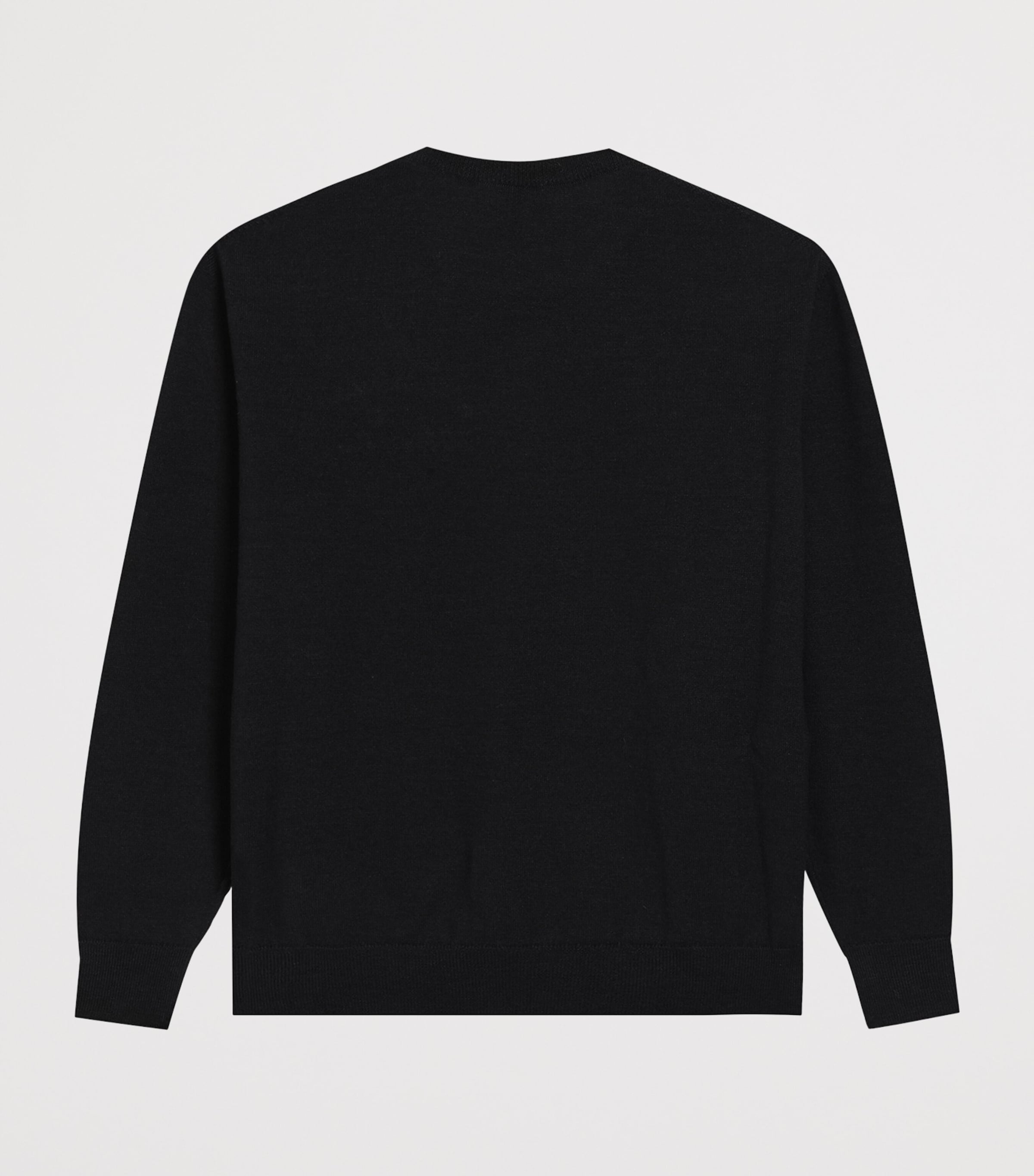 Dolce&Gabbana Kids Virgin Wool Logo Sweater (8-12 Years) Navy Blue Image 2